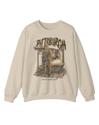 PITTSBURGH FOOTBALL v2 CREWNECK SWEATSHIRT – Sweatshirt – Dead Threads Apparel