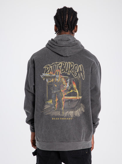 PITTSBURGH FOOTBALL v2 - “DT ESSENTIAL" HOODIE – Hoodie – Dead Threads Apparel
