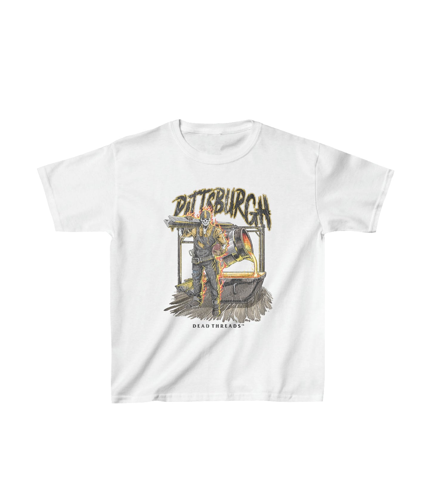 PITTSBURGH FOOTBALL v2 - KIDS – Kids clothes – Dead Threads Apparel