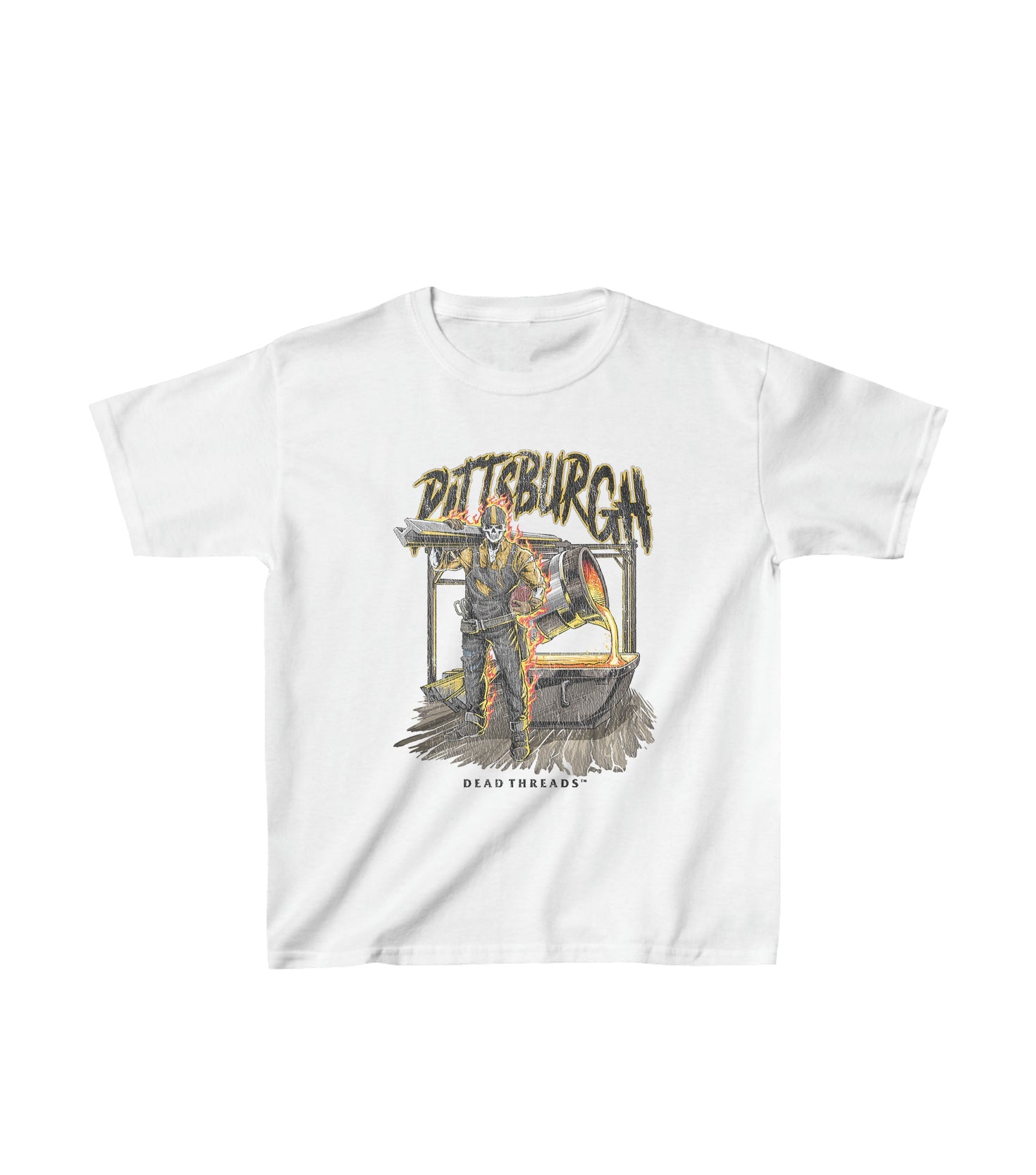 PITTSBURGH FOOTBALL v2 - KIDS – Kids clothes – Dead Threads Apparel