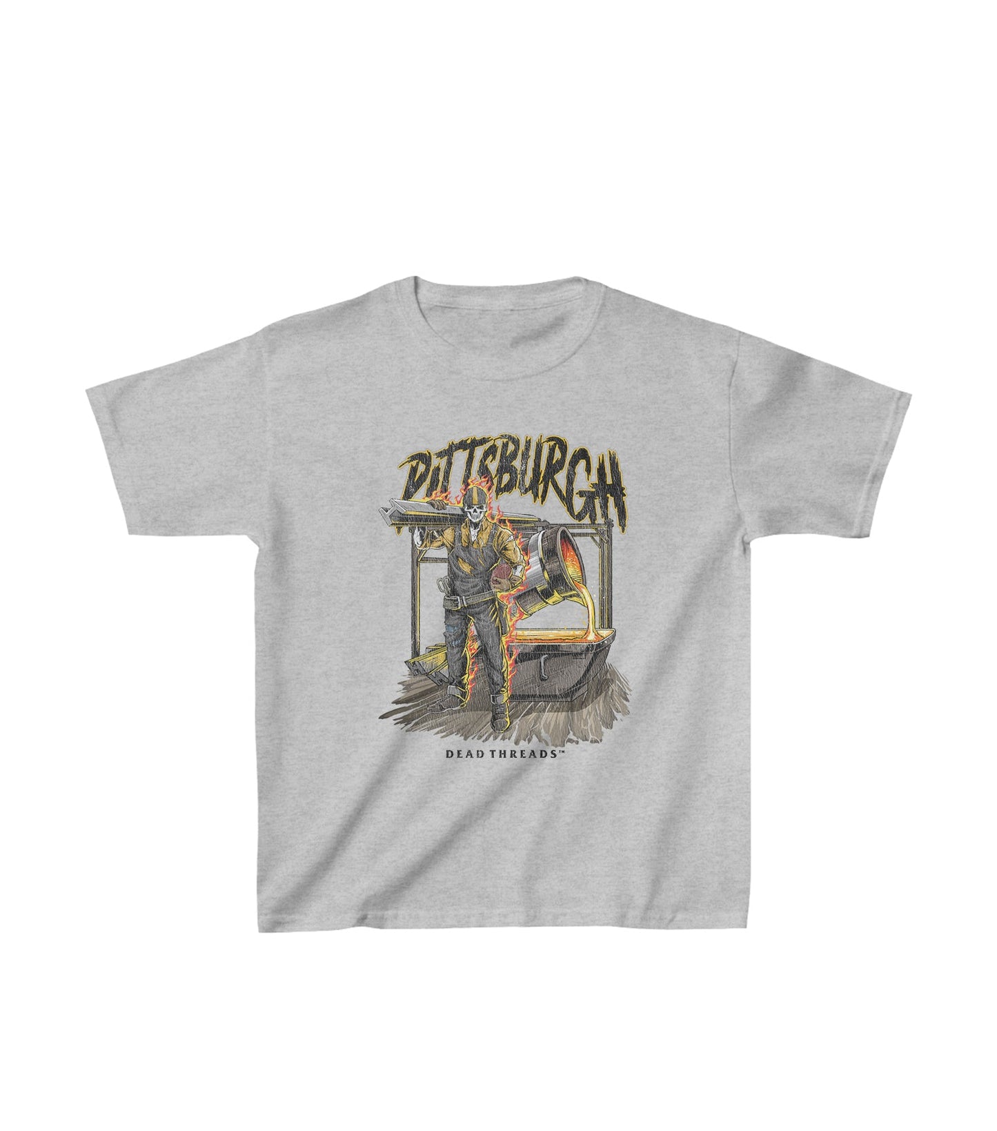 PITTSBURGH FOOTBALL v2 - KIDS – Kids clothes – Dead Threads Apparel