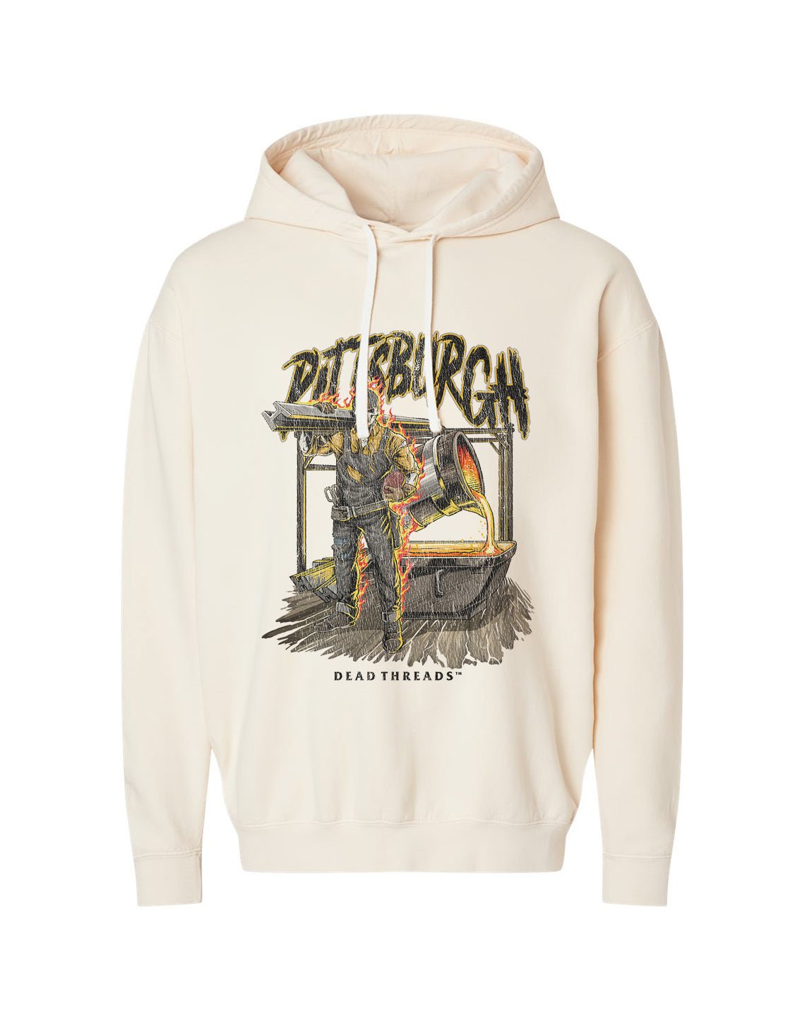 PITTSBURGH FOOTBALL v2 - LIGHTWEIGHT HOODIE – Lightweight – Dead Threads Apparel