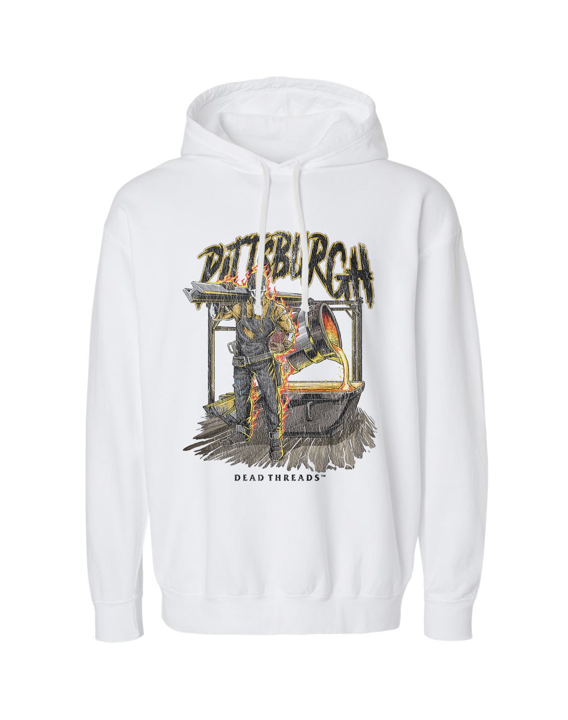 PITTSBURGH FOOTBALL v2 - LIGHTWEIGHT HOODIE – Lightweight – Dead Threads Apparel