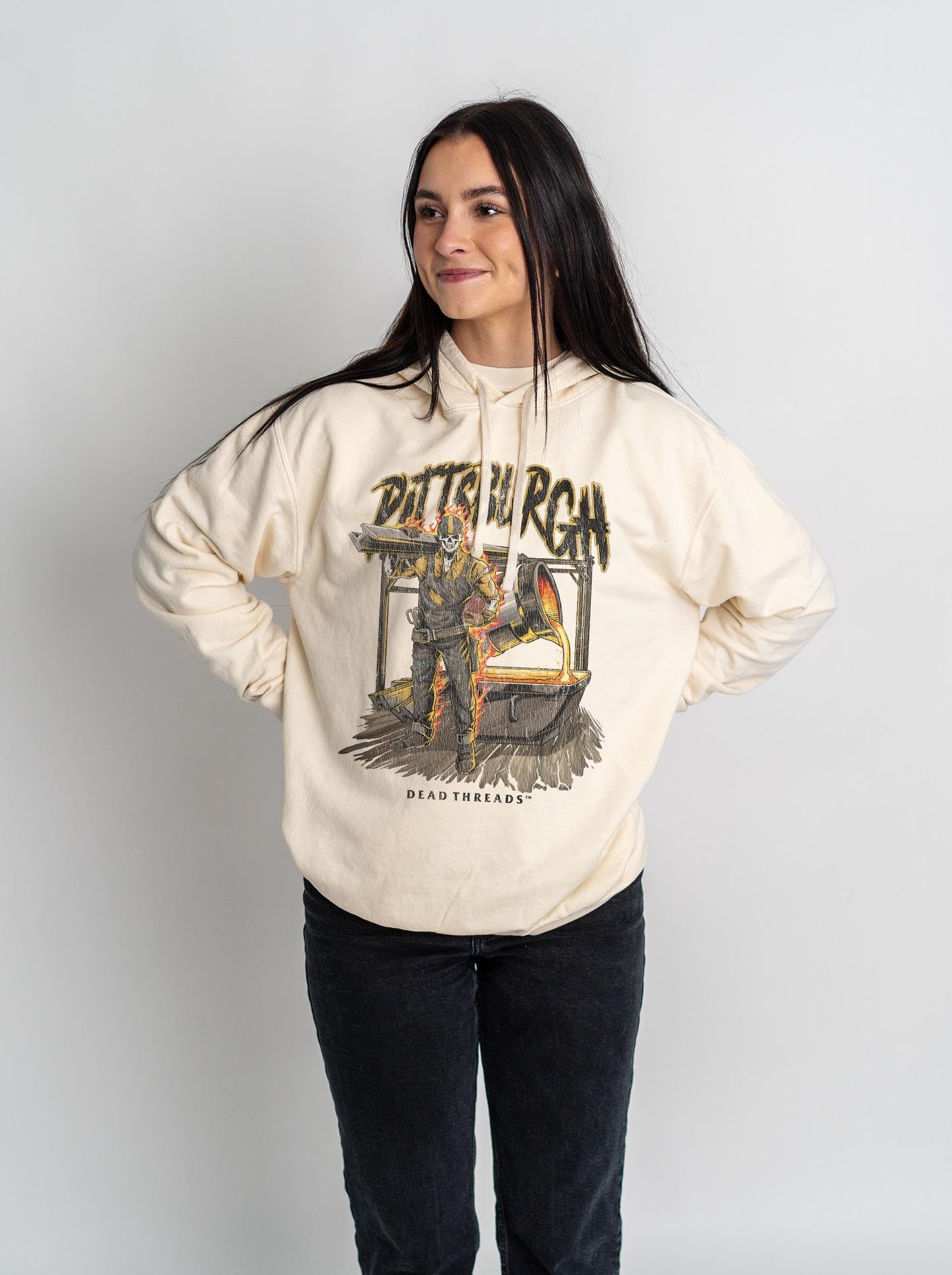 PITTSBURGH FOOTBALL v2 - LIGHTWEIGHT HOODIE – Lightweight – Dead Threads Apparel