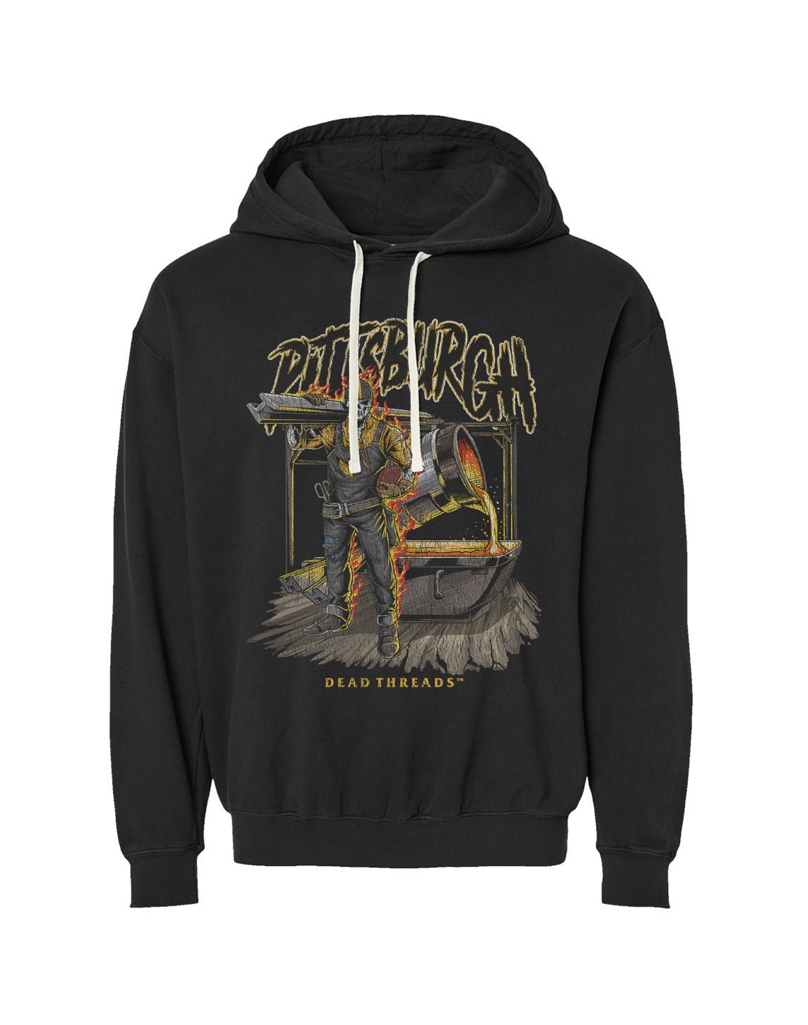 PITTSBURGH FOOTBALL v2 - LIGHTWEIGHT HOODIE – Lightweight – Dead Threads Apparel