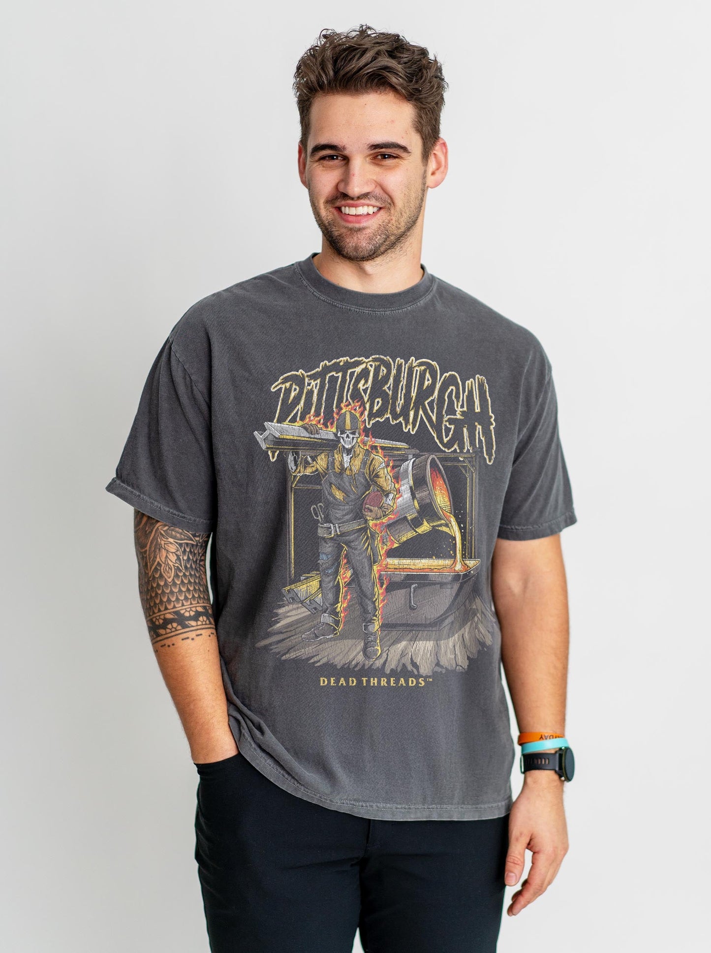 PITTSBURGH FOOTBALL v2 – T-Shirt – Dead Threads Apparel
