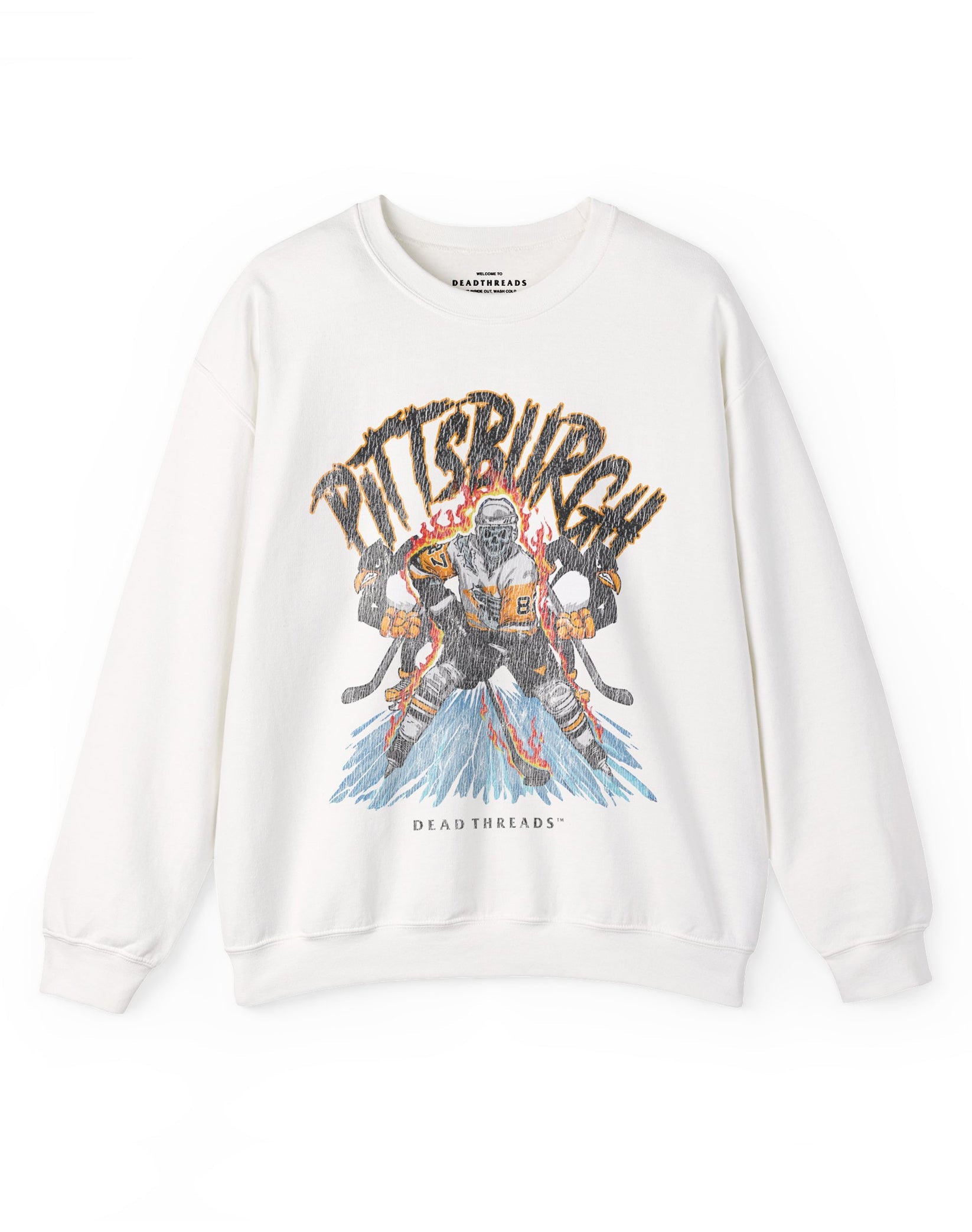 PITTSBURGH HOCKEY CREWNECK SWEATSHIRT – Sweatshirt – Dead Threads Apparel