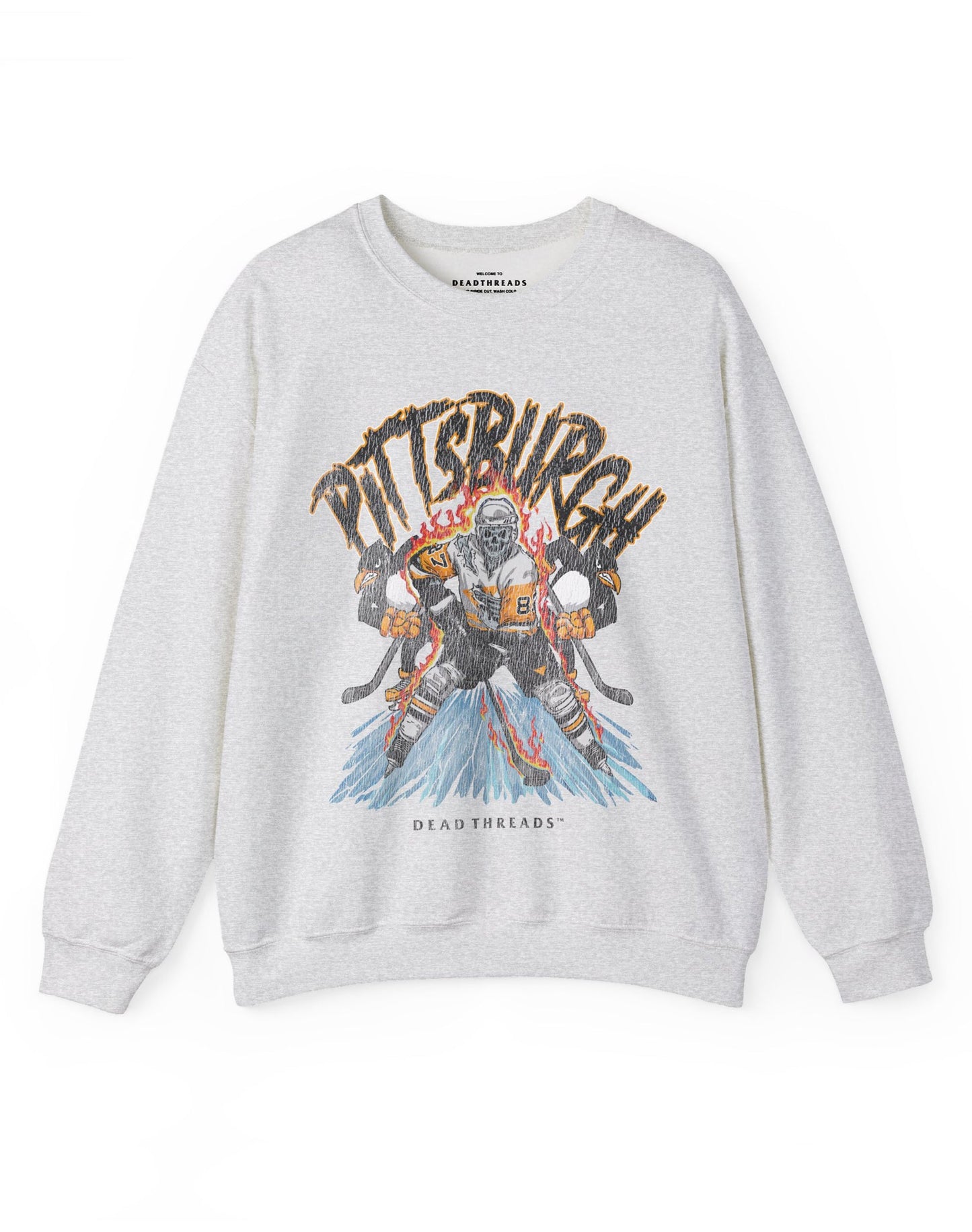 PITTSBURGH HOCKEY CREWNECK SWEATSHIRT – Sweatshirt – Dead Threads Apparel