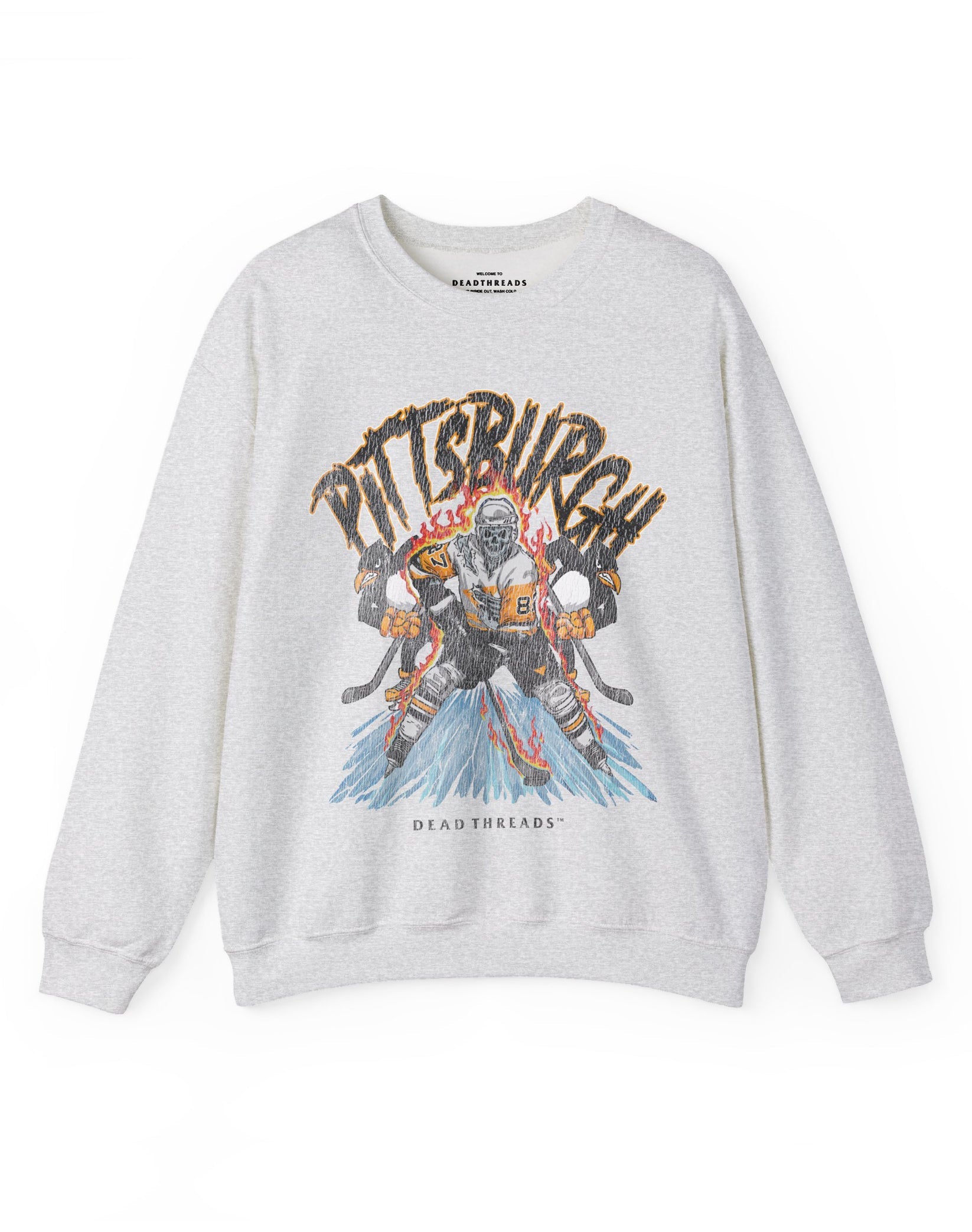 PITTSBURGH HOCKEY CREWNECK SWEATSHIRT – Sweatshirt – Dead Threads Apparel