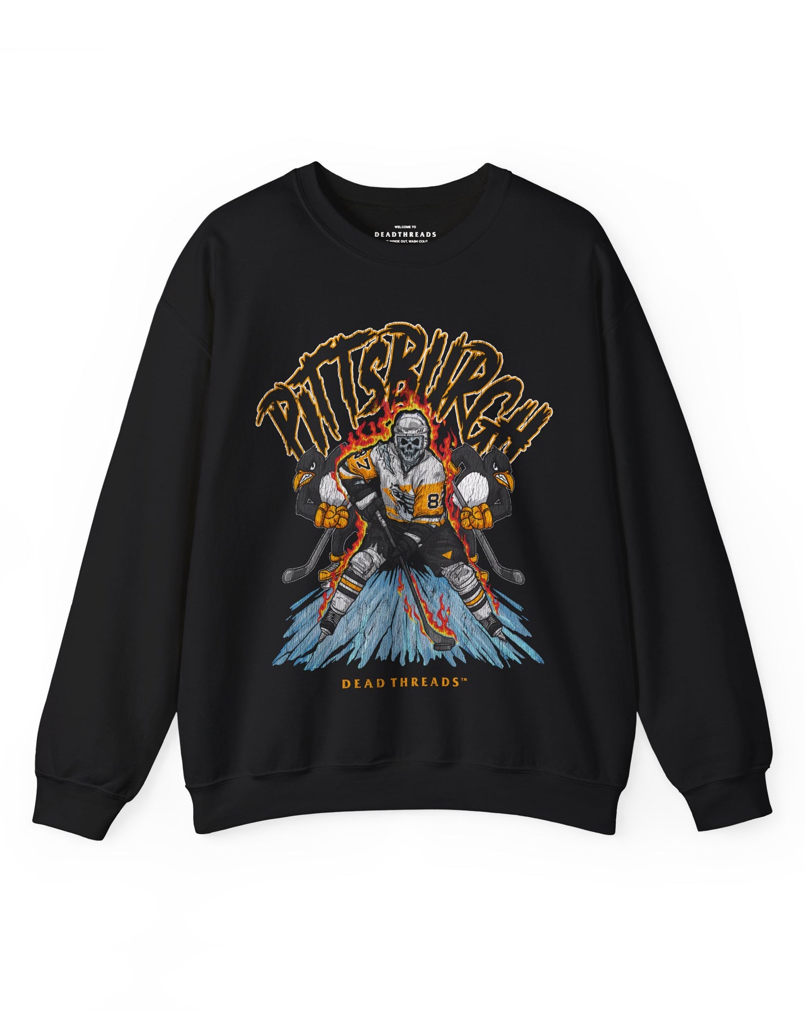 PITTSBURGH HOCKEY CREWNECK SWEATSHIRT – Sweatshirt – Dead Threads Apparel
