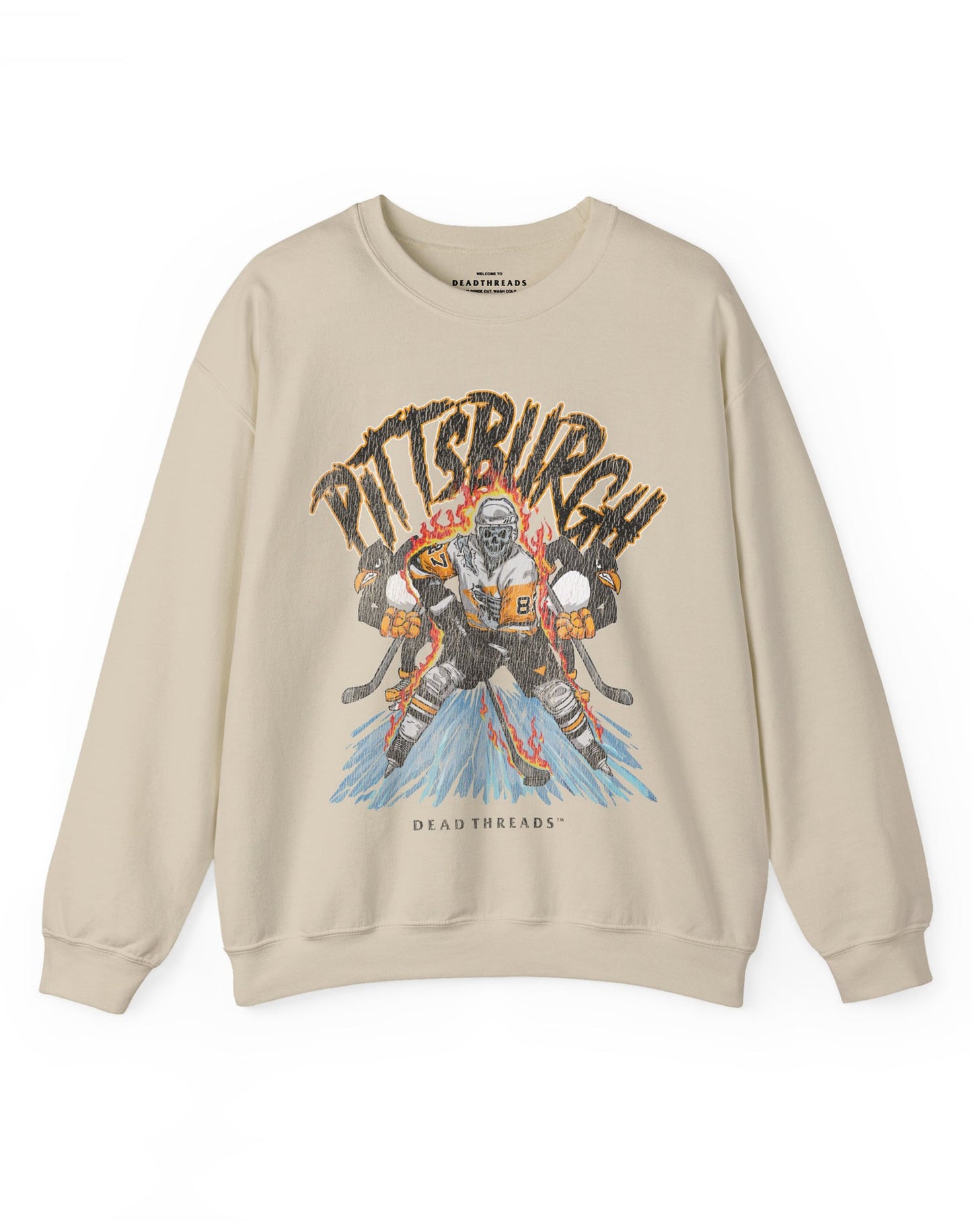 PITTSBURGH HOCKEY CREWNECK SWEATSHIRT – Sweatshirt – Dead Threads Apparel