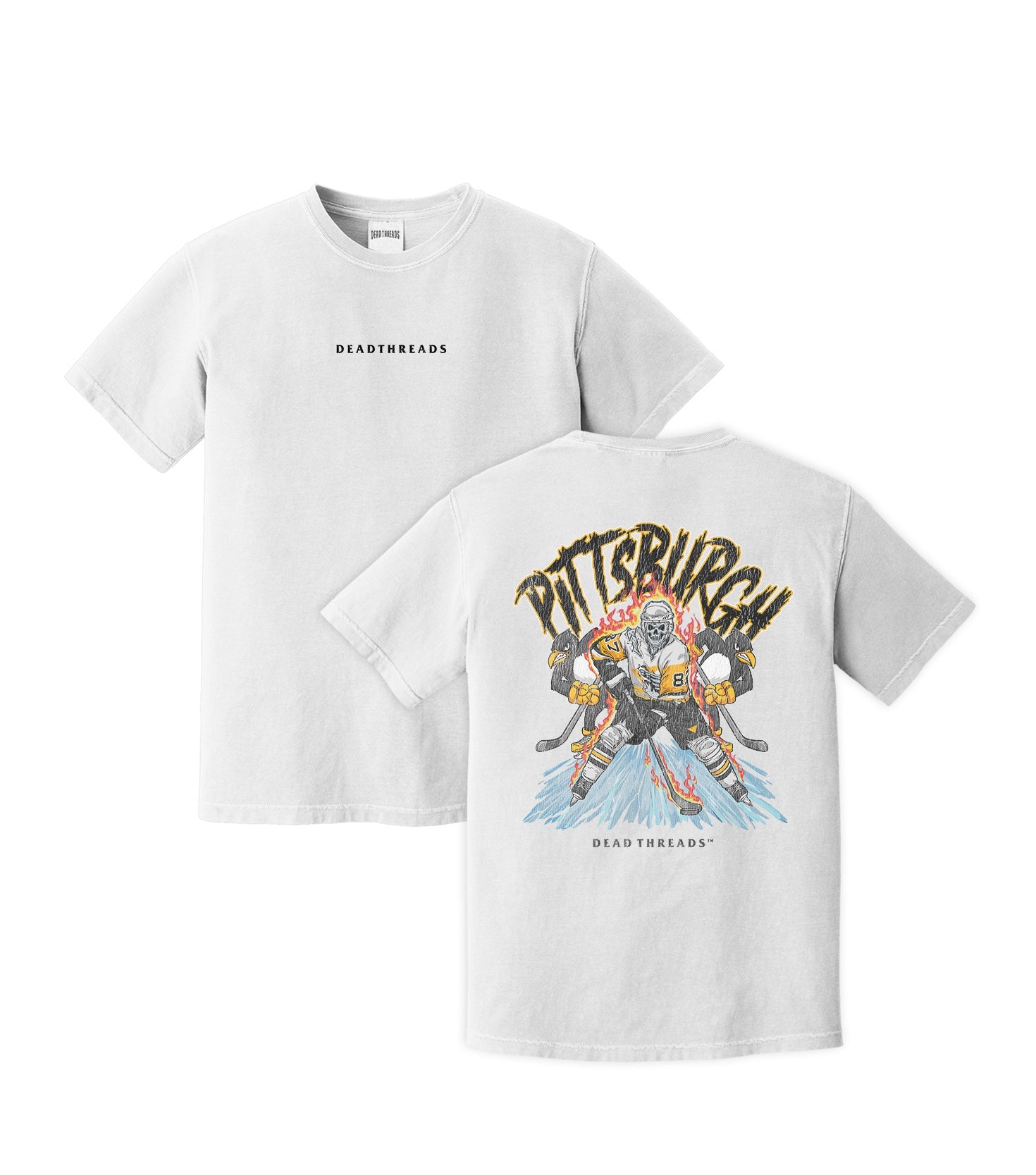 PITTSBURGH HOCKEY - “DT ESSENTIAL" PREMIUM T - SHIRT – T-Shirt – Dead Threads Apparel