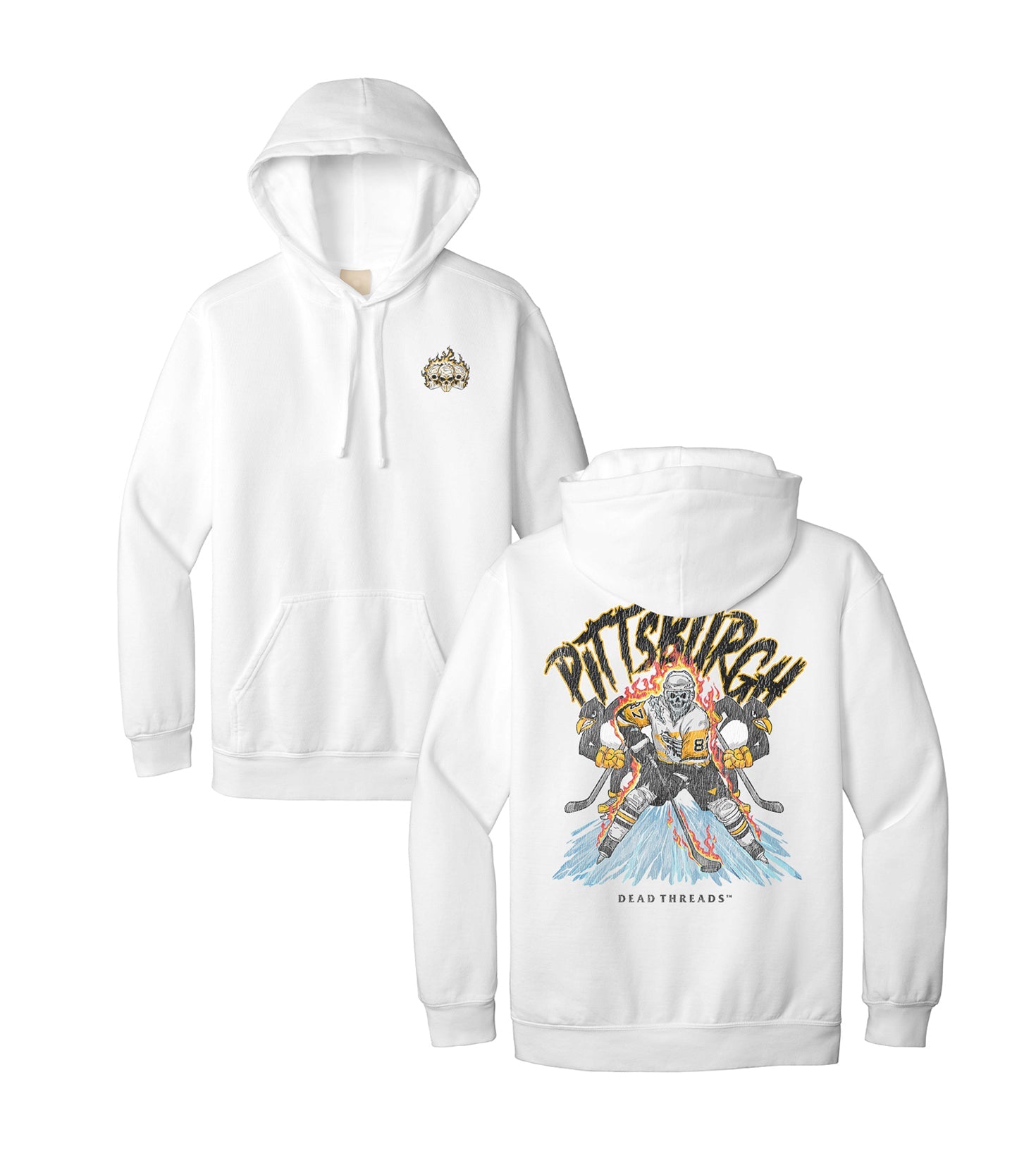 PITTSBURGH HOCKEY - HOODIE – Hoodie – Dead Threads Apparel