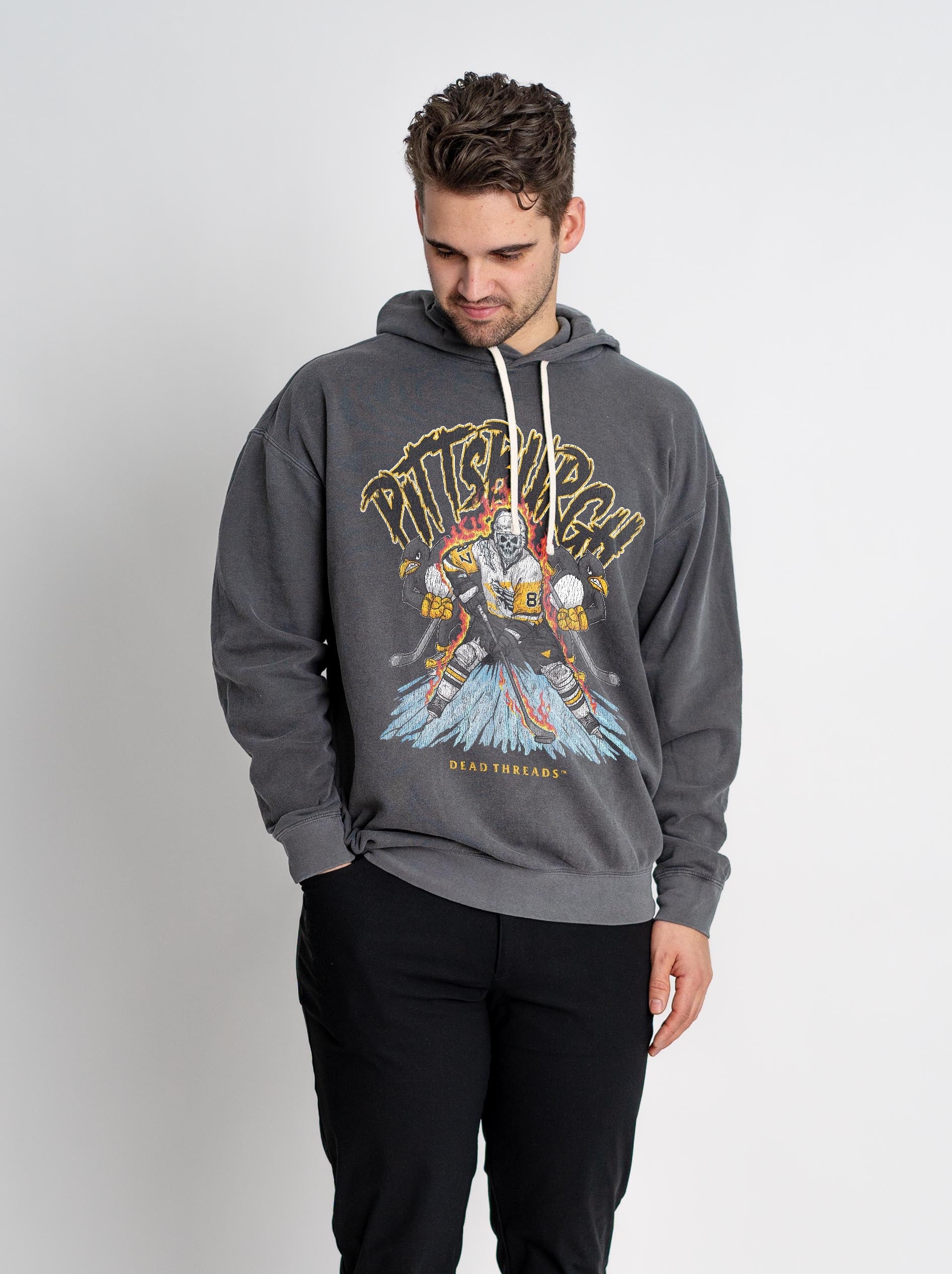 PITTSBURGH HOCKEY - LIGHTWEIGHT HOODIE – Lightweight – Dead Threads Apparel
