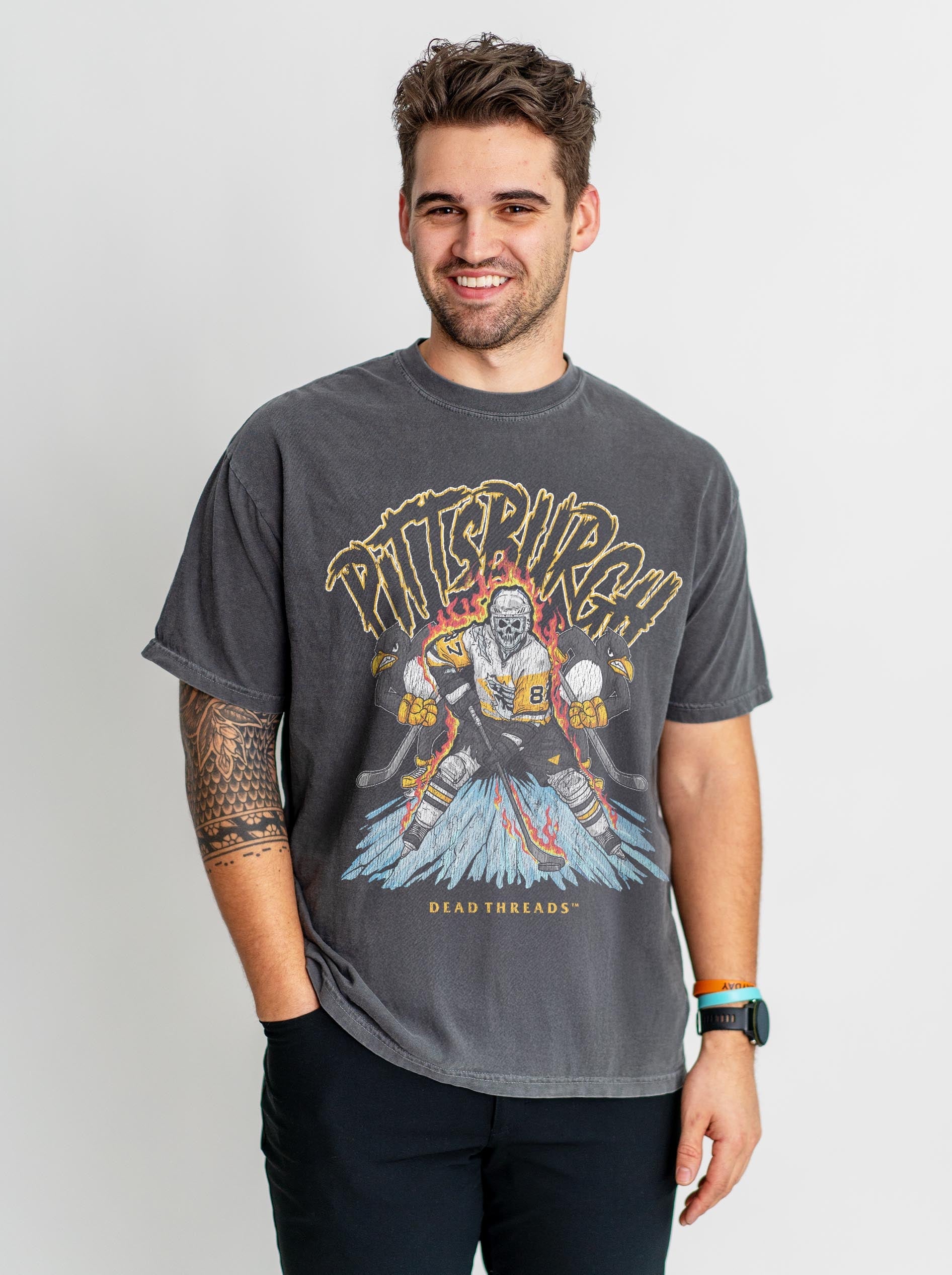 PITTSBURGH HOCKEY – T-Shirt – Dead Threads Apparel