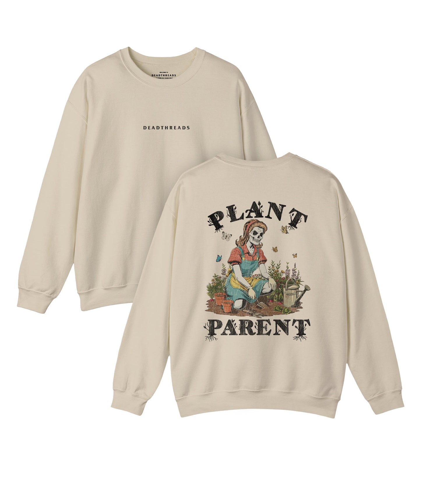 PLANT PARENT - “DT ESSENTIAL" CREWNECK SWEATSHIRT – Sweatshirt – Dead Threads Apparel