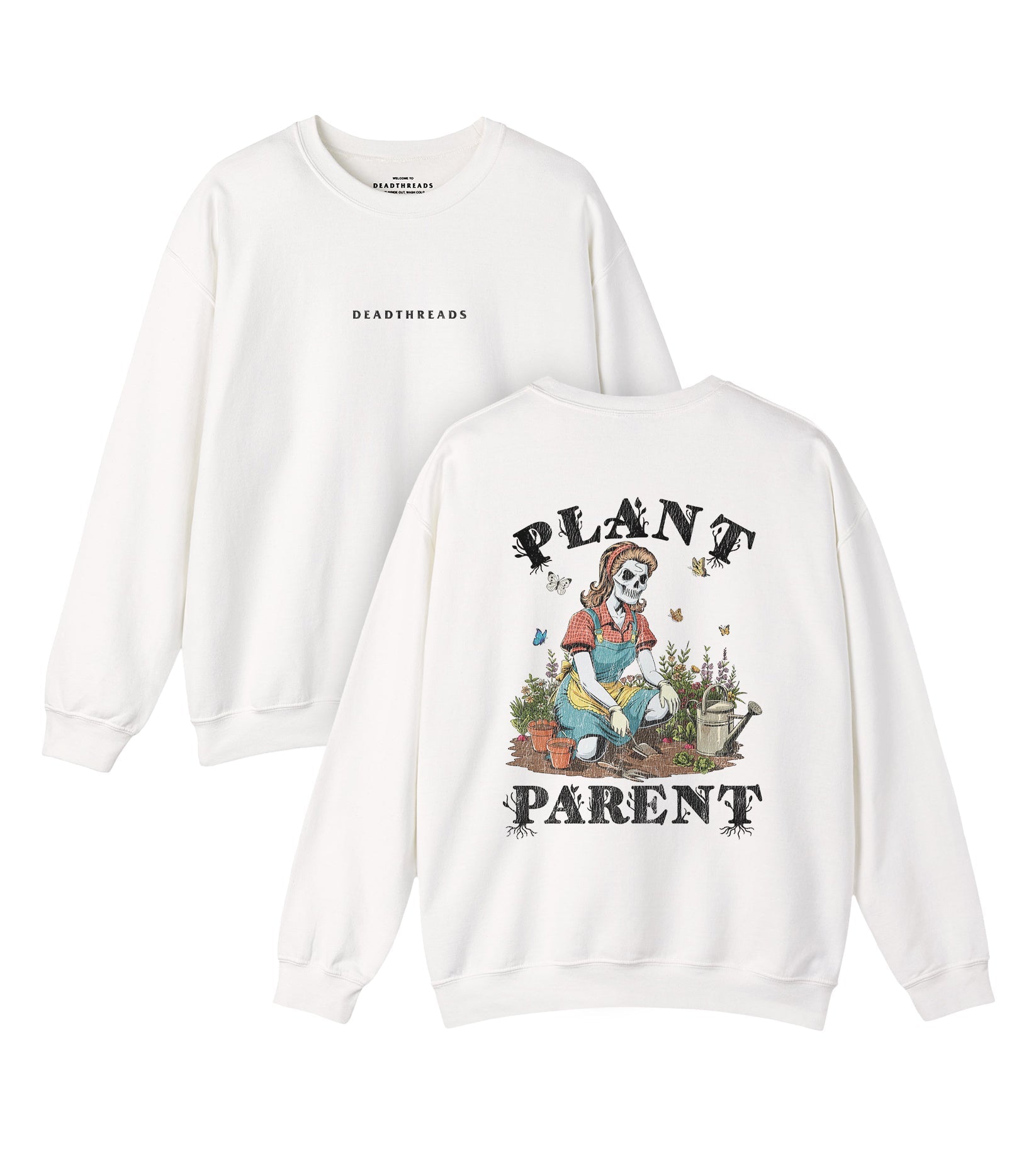 PLANT PARENT - “DT ESSENTIAL" CREWNECK SWEATSHIRT – Sweatshirt – Dead Threads Apparel