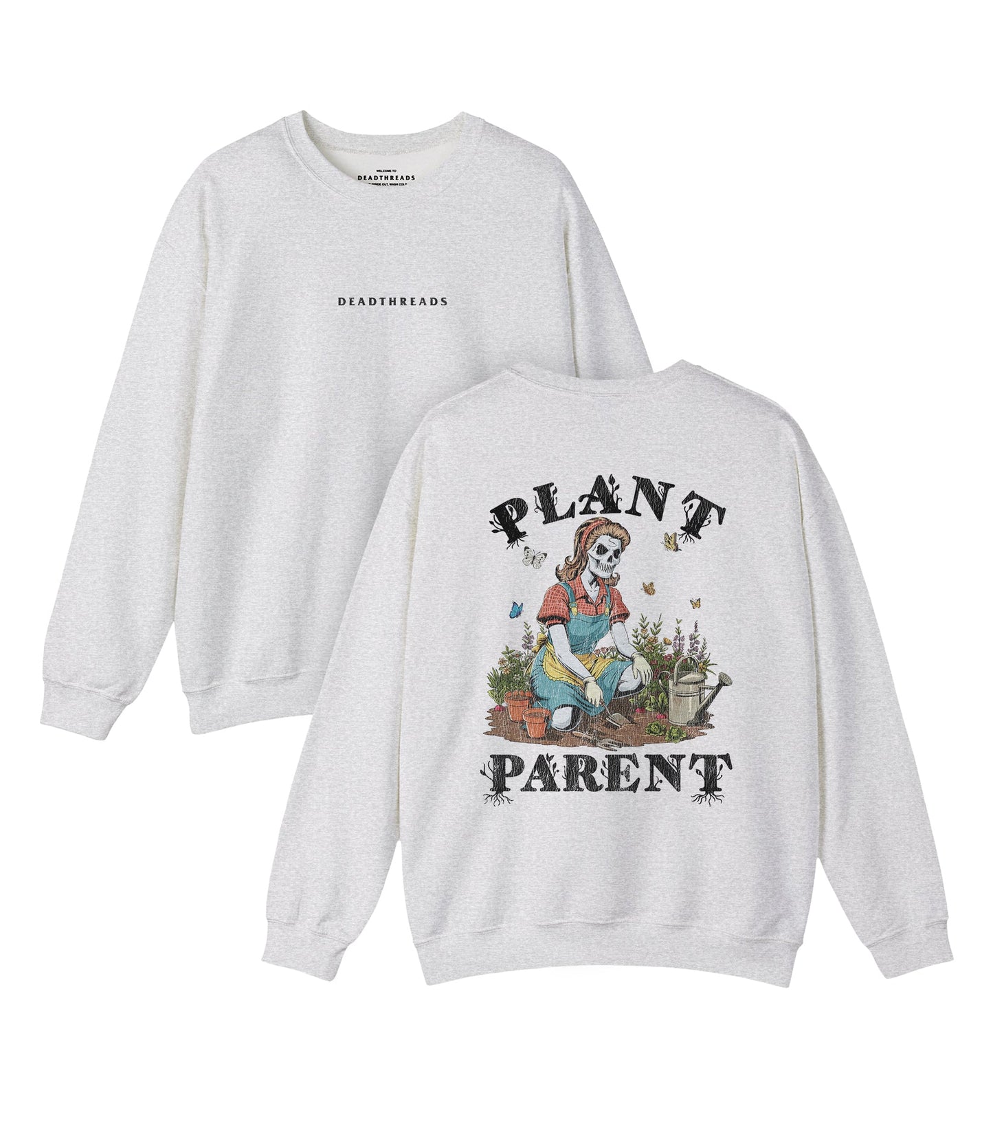 PLANT PARENT - “DT ESSENTIAL" CREWNECK SWEATSHIRT – Sweatshirt – Dead Threads Apparel