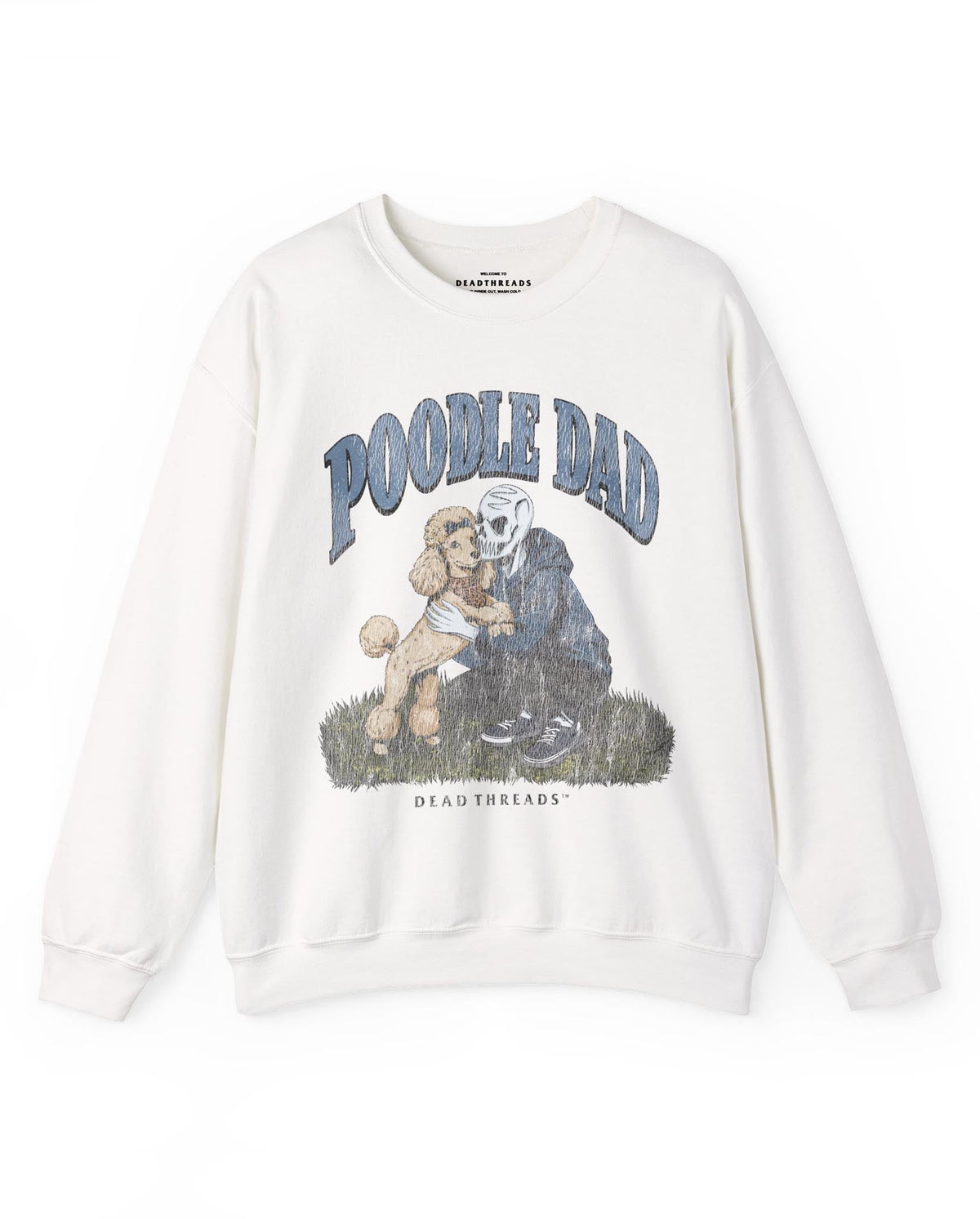 POODLE DAD - CREWNECK SWEATSHIRT – Sweatshirt – Dead Threads Apparel