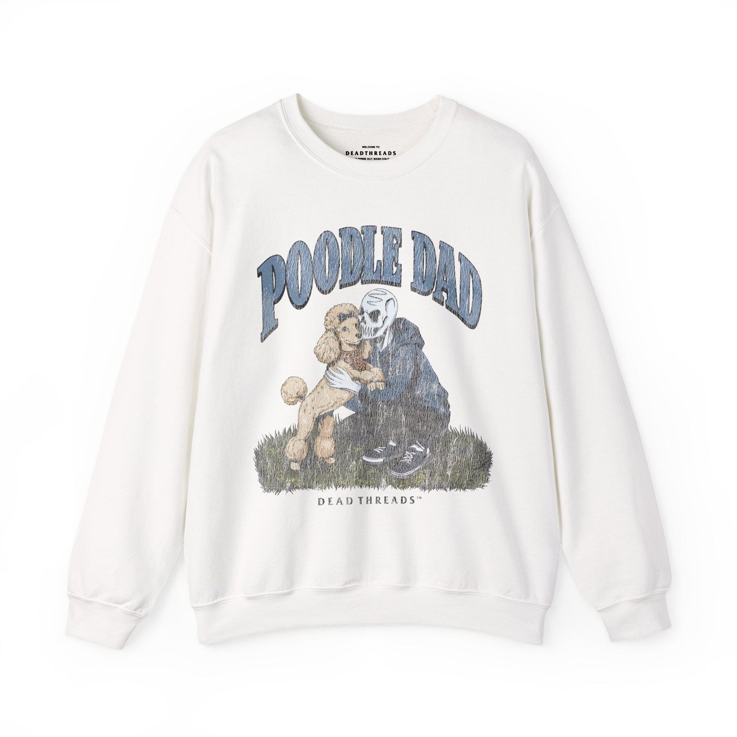 POODLE DAD - CREWNECK SWEATSHIRT – Sweatshirt – Dead Threads Apparel