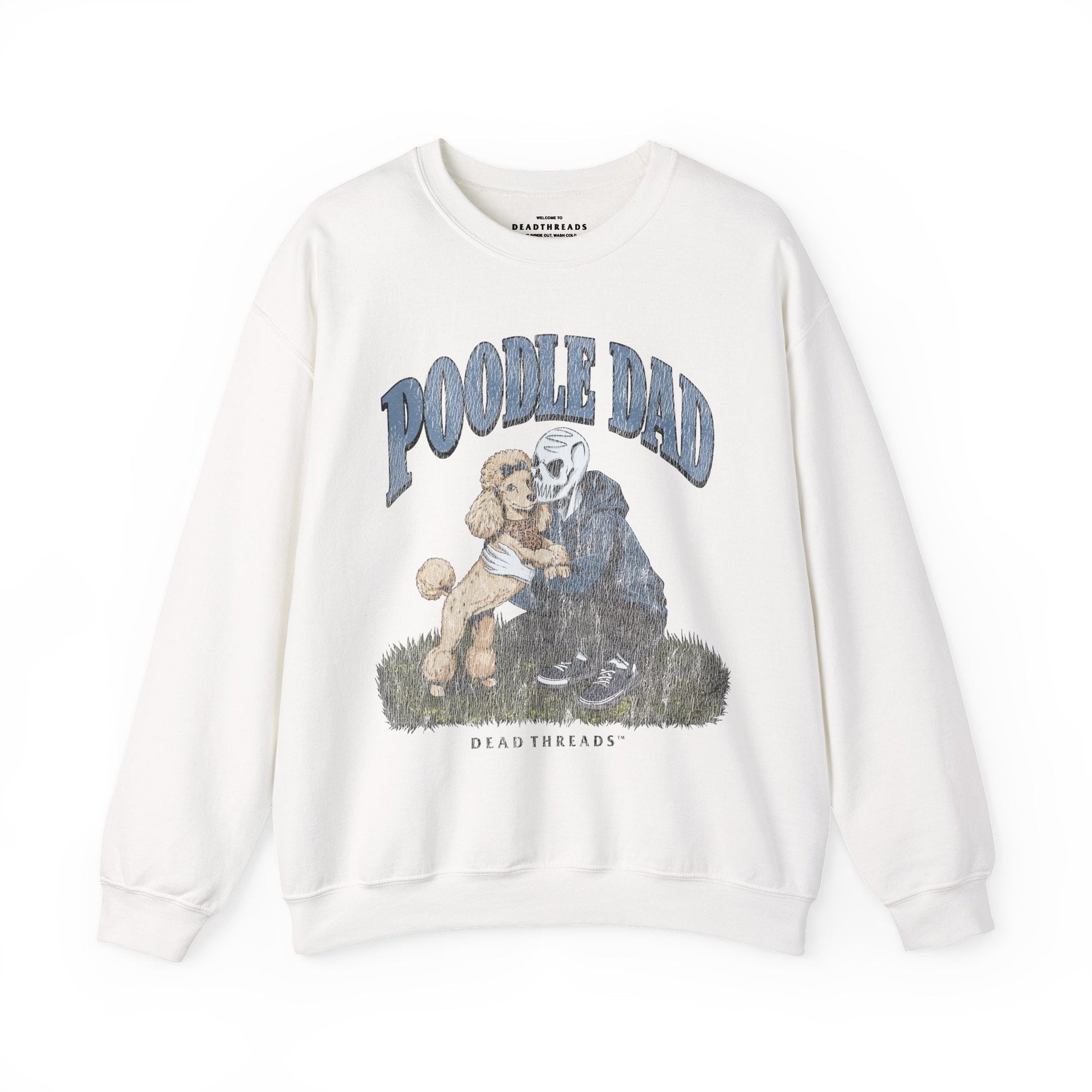 POODLE DAD - CREWNECK SWEATSHIRT – Sweatshirt – Dead Threads Apparel