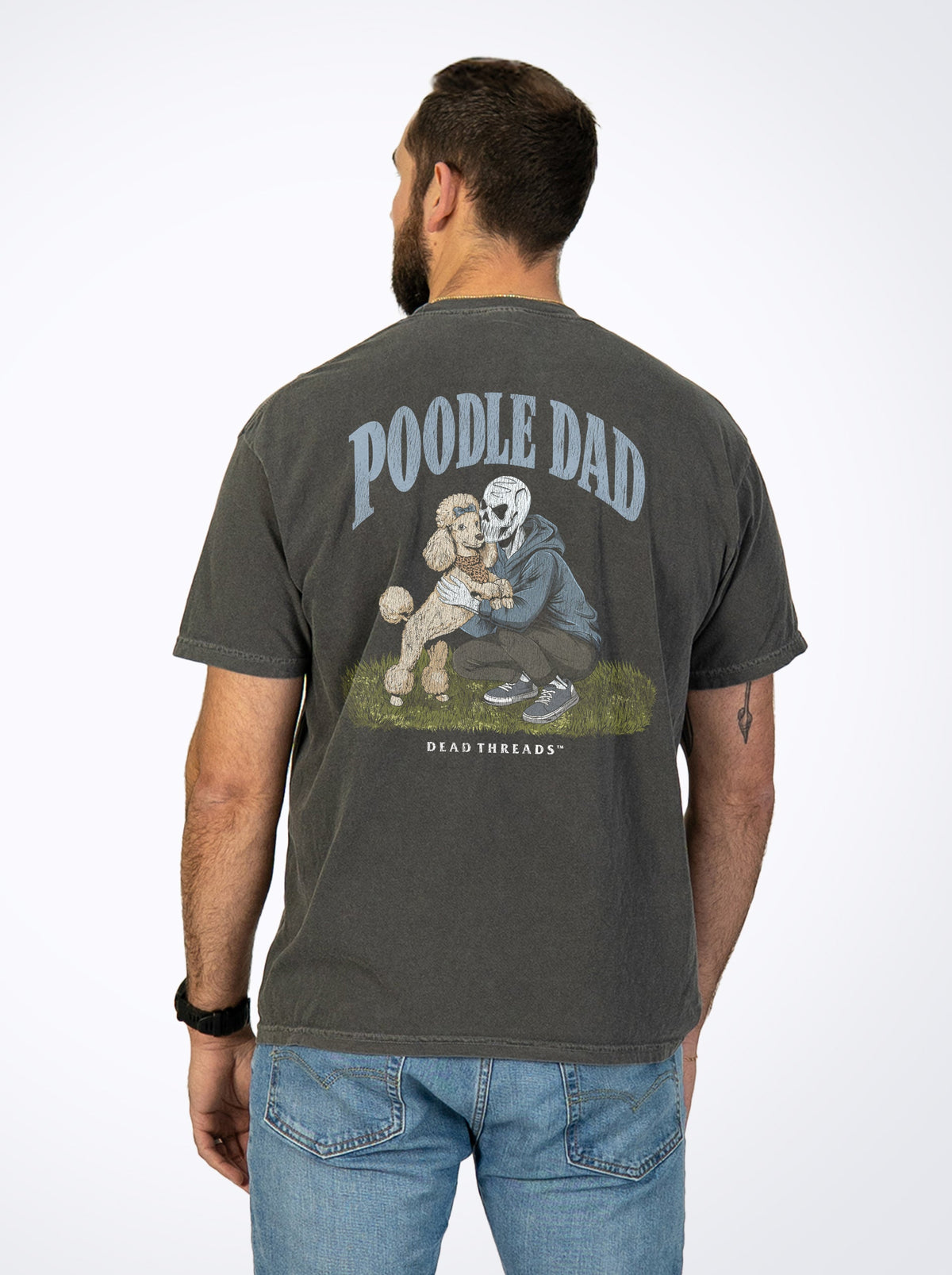 POODLE DAD - “DT ESSENTIAL" PREMIUM T-SHIRT – T-Shirt – Dead Threads Apparel