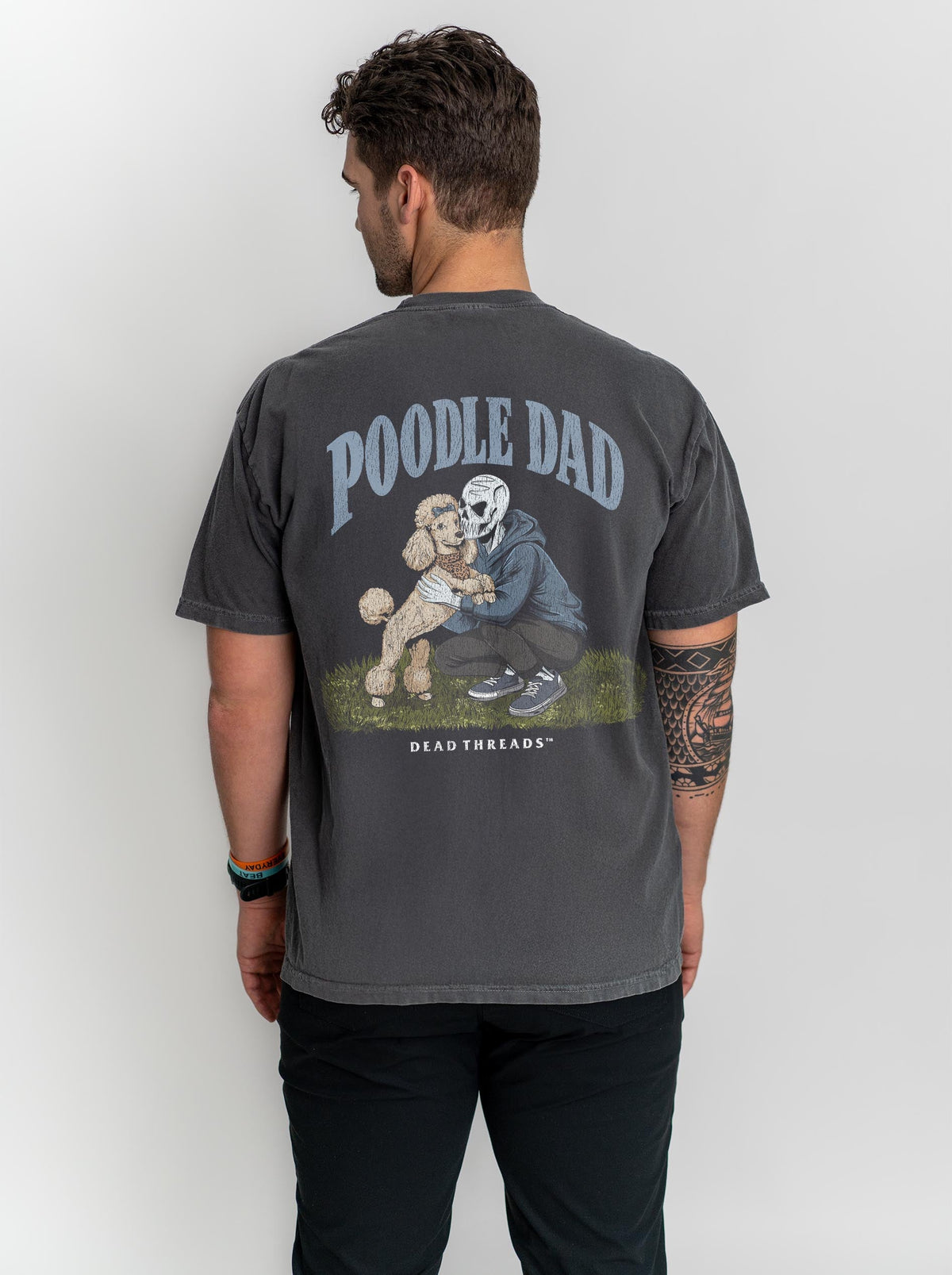 POODLE DAD - “DT ESSENTIAL" PREMIUM T-SHIRT – T-Shirt – Dead Threads Apparel