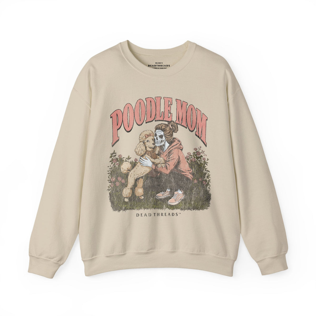POODLE MOM - CREWNECK SWEATSHIRT – Sweatshirt – Dead Threads Apparel