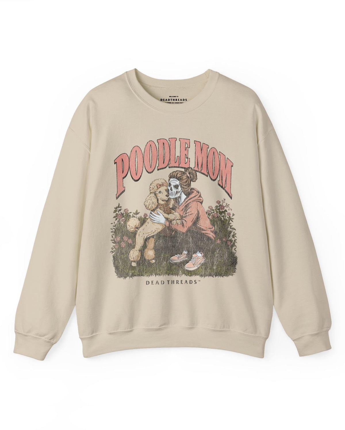 POODLE MOM - CREWNECK SWEATSHIRT – Sweatshirt – Dead Threads Apparel
