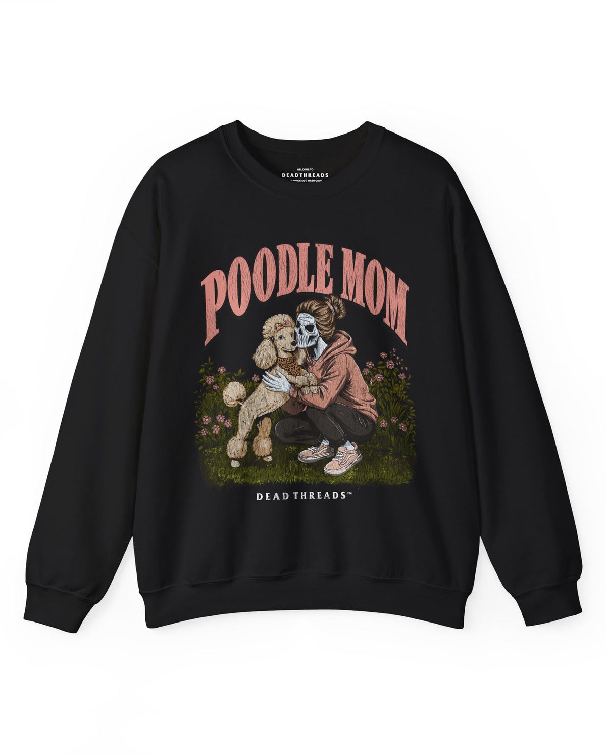 POODLE MOM - CREWNECK SWEATSHIRT – Sweatshirt – Dead Threads Apparel