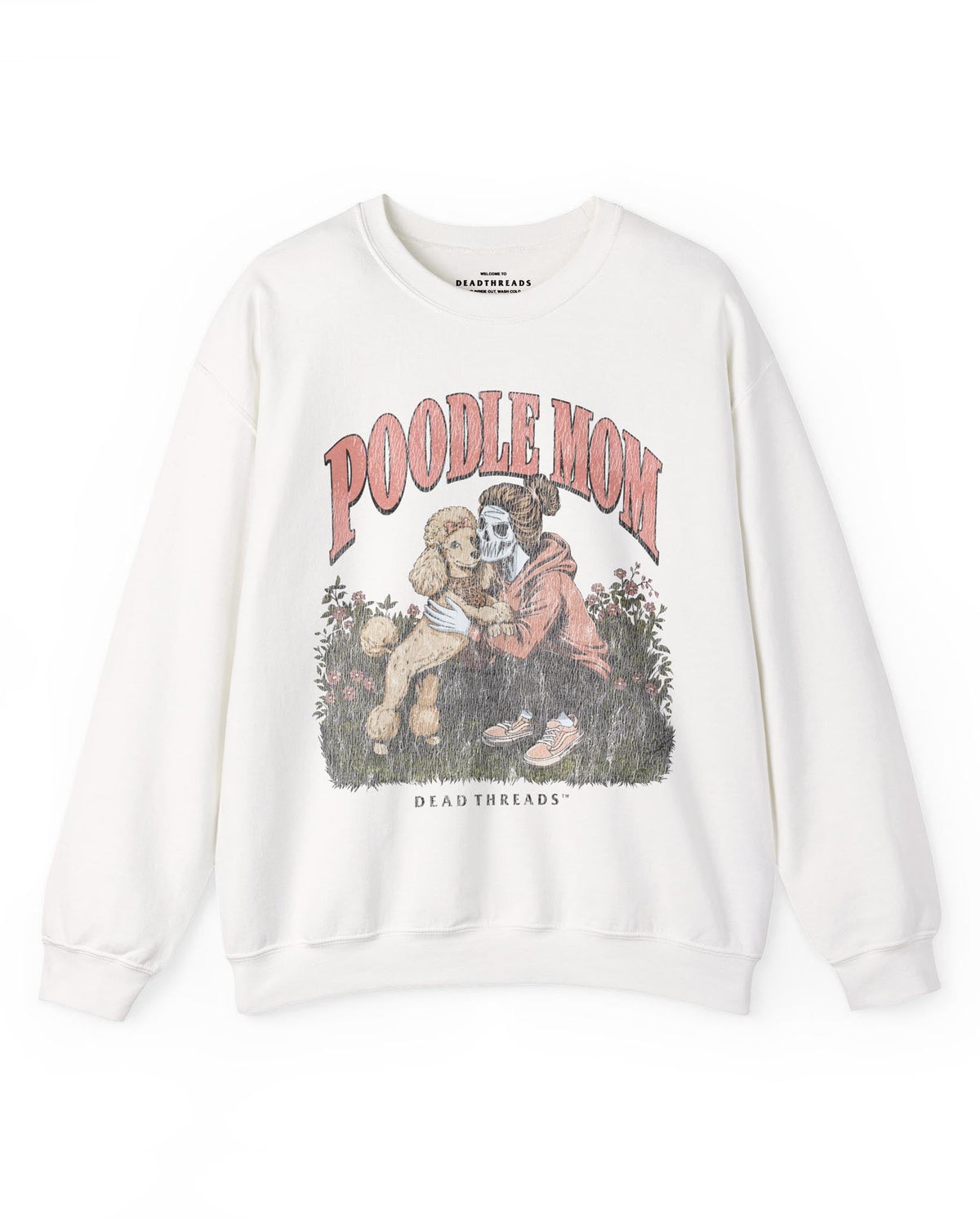 POODLE MOM - CREWNECK SWEATSHIRT – Sweatshirt – Dead Threads Apparel