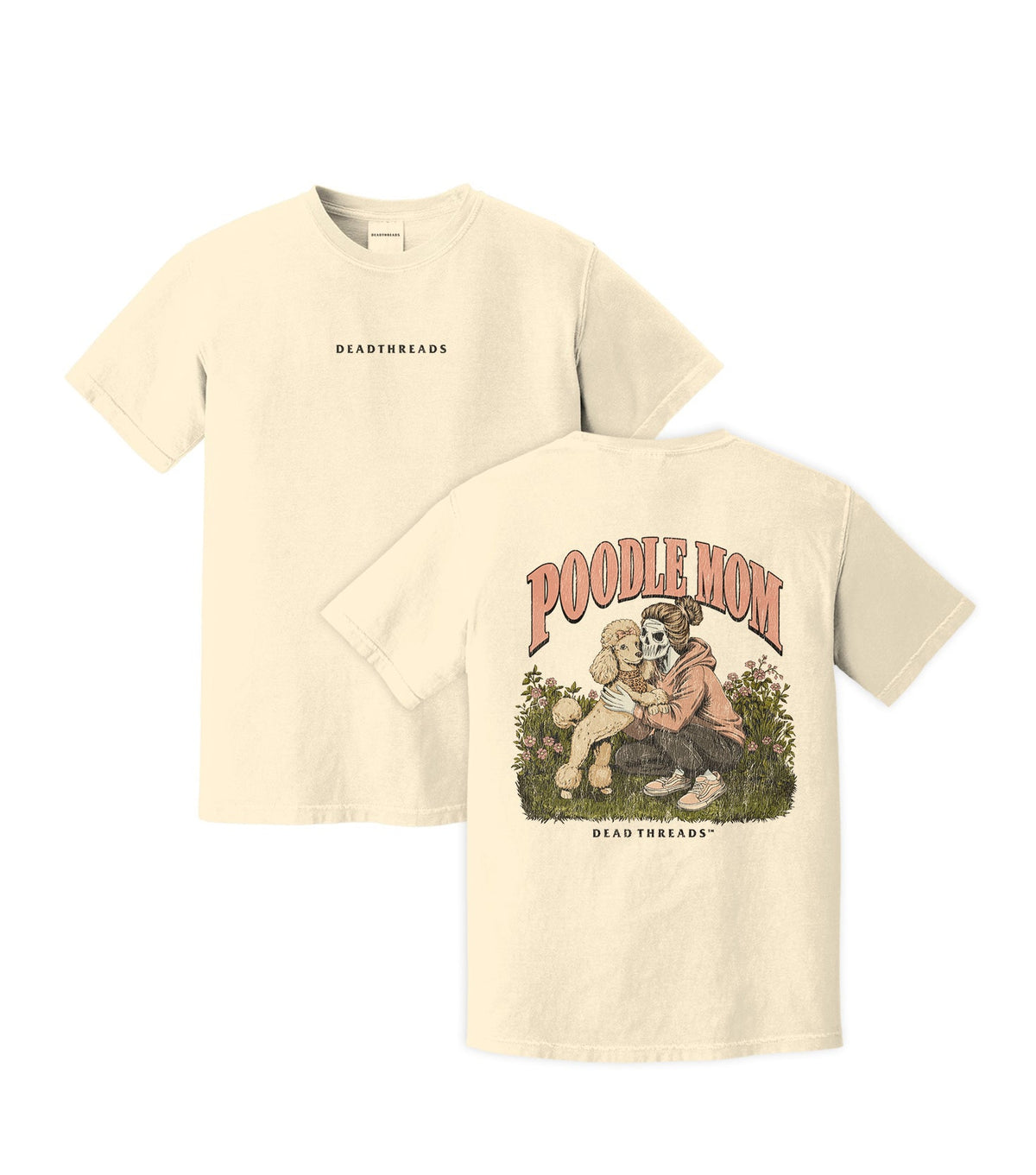 POODLE MOM - “DT ESSENTIAL" PREMIUM T-SHIRT – T-Shirt – Dead Threads Apparel