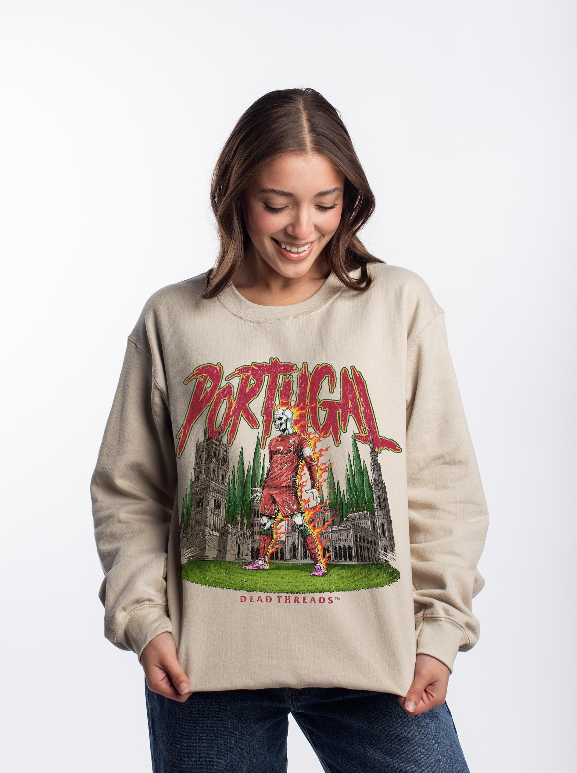 PORTUGAL SOCCER - CREWNECK SWEATSHIRT – Sweatshirt – Dead Threads Apparel