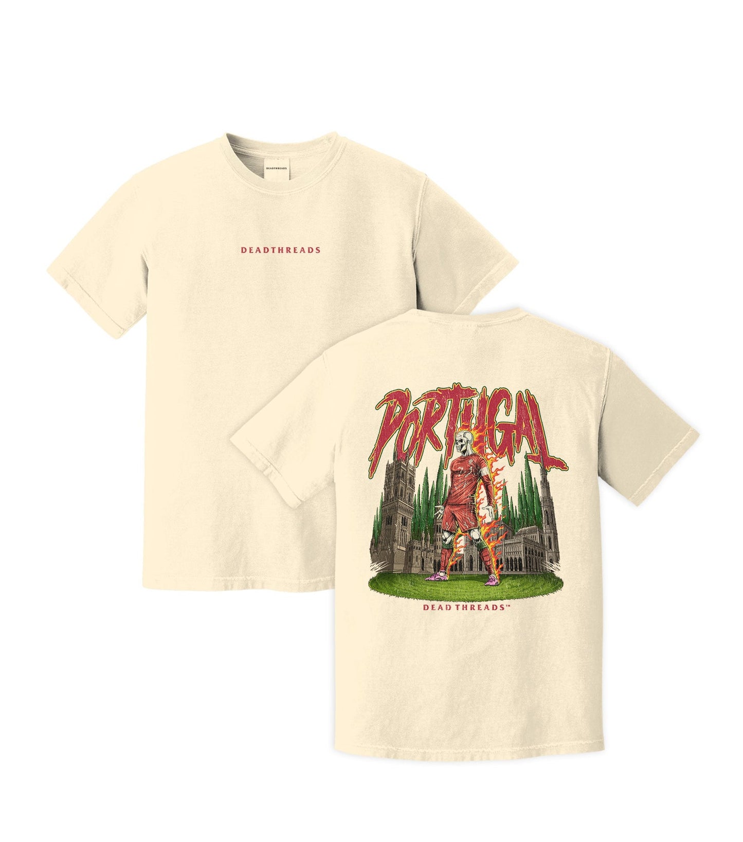 PORTUGAL SOCCER - “DT ESSENTIAL" PREMIUM T-SHIRT – T-Shirt – Dead Threads Apparel