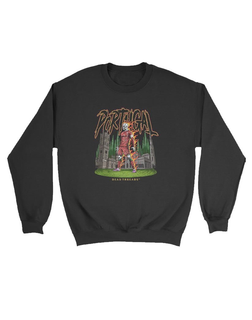 PORTUGAL SOCCER - KIDS CREWNECK SWEATSHIRT – Kids clothes – Dead Threads Apparel