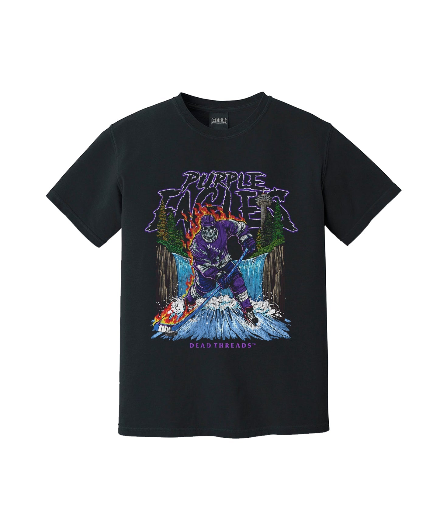 PURPLE EAGLES – T-Shirt – Dead Threads Apparel
