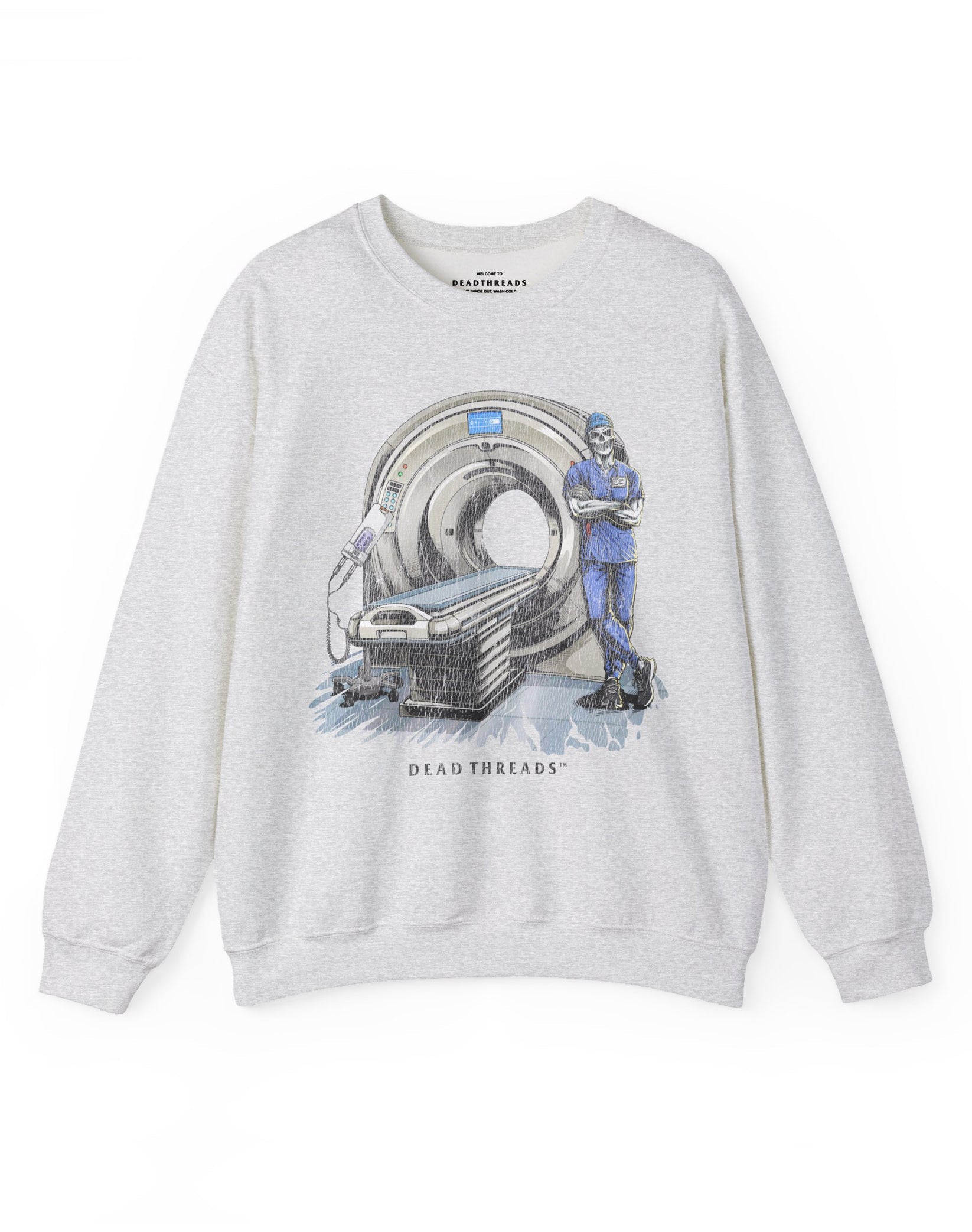 RADIATION REAPER (CT, MALE) CREWNECK SWEATSHIRT – Sweatshirt – Dead Threads Apparel