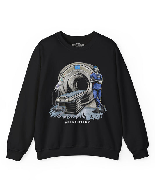 RADIATION REAPER (CT, MALE) CREWNECK SWEATSHIRT – Sweatshirt – Dead Threads Apparel