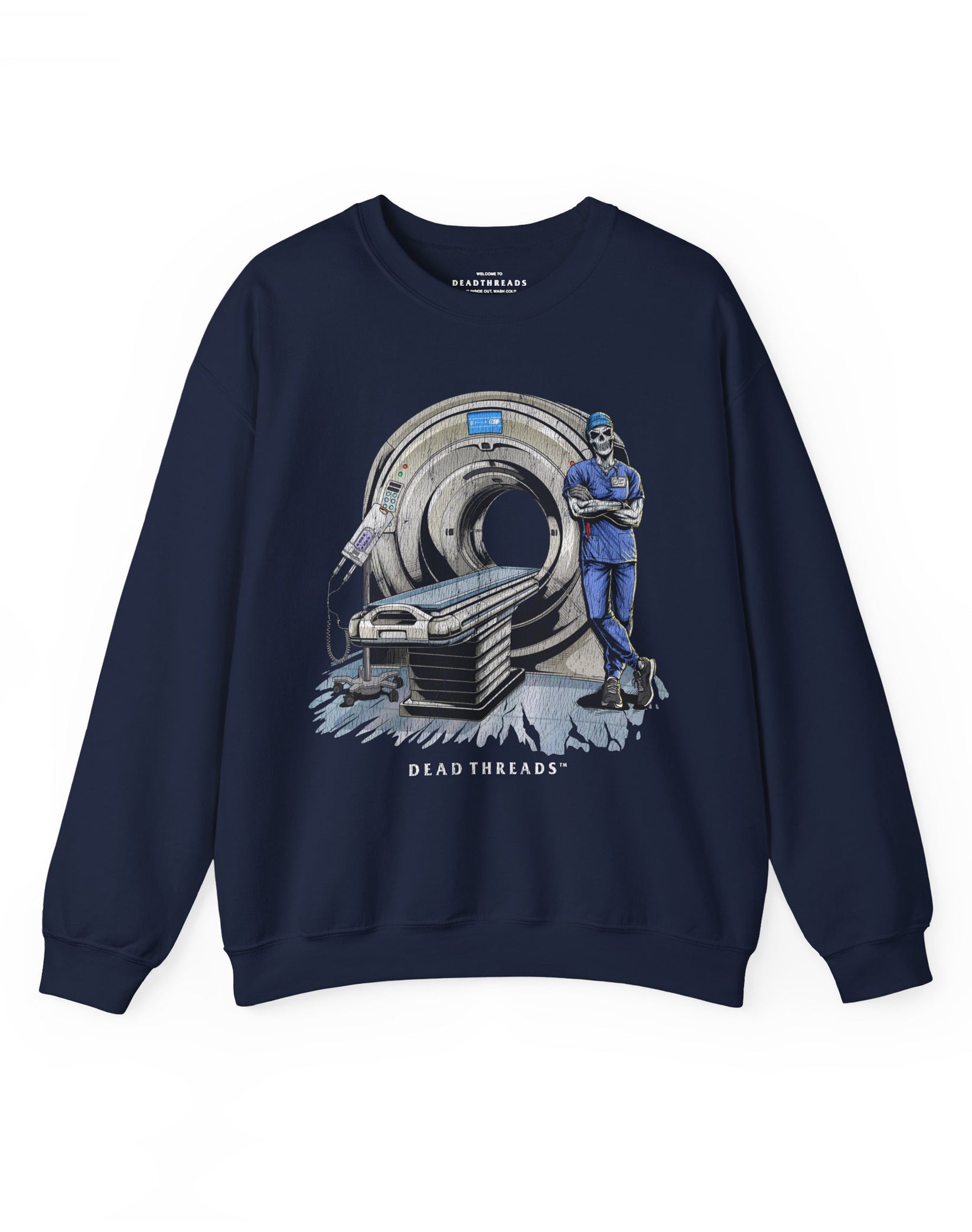 RADIATION REAPER (CT, MALE) CREWNECK SWEATSHIRT – Sweatshirt – Dead Threads Apparel