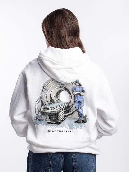 RADIATION REAPER (CT, MALE) - “DT ESSENTIAL" HOODIE – Hoodie – Dead Threads Apparel