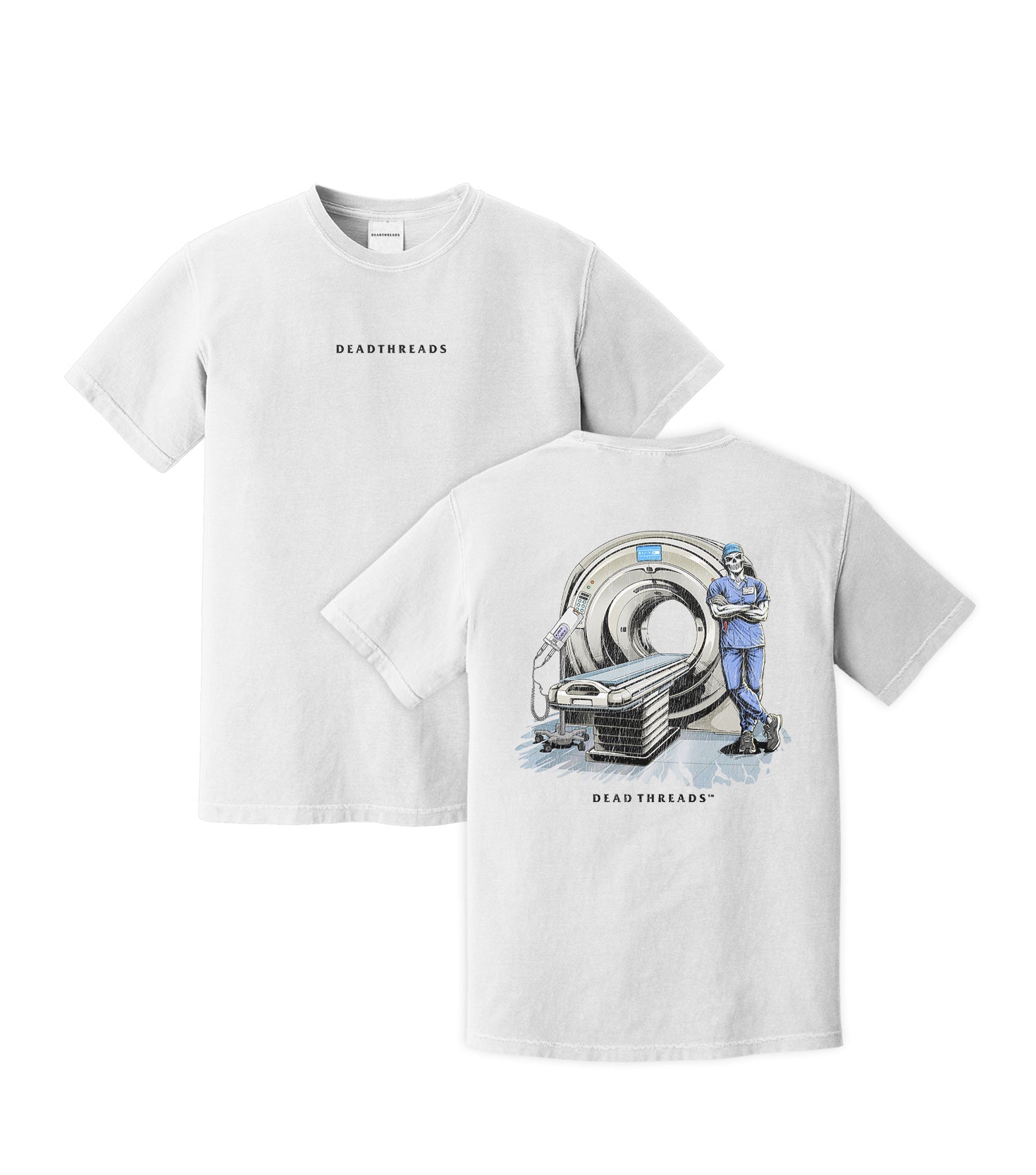 RADIATION REAPER (CT, MALE) - “DT ESSENTIAL" PREMIUM T - SHIRT – T-Shirt – Dead Threads Apparel