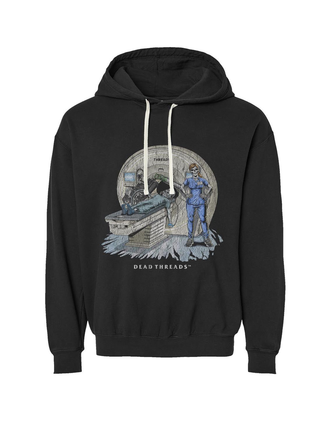 RADIATION REAPER (MRI, FEMALE) - LIGHTWEIGHT HOODIE – Lightweight – Dead Threads Apparel