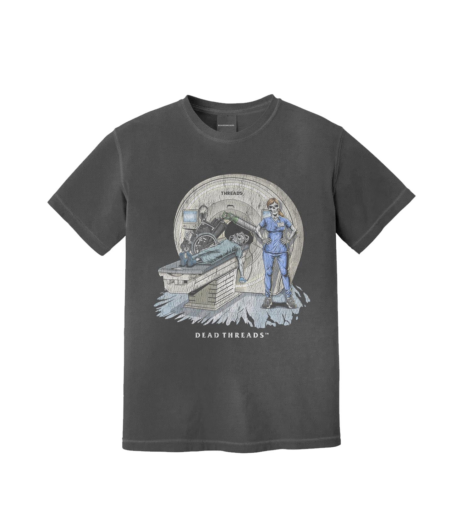 RADIATION REAPER (MRI, FEMALE) – T-Shirt – Dead Threads Apparel