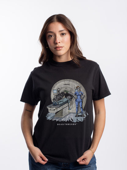 RADIATION REAPER (MRI, FEMALE) – T-Shirt – Dead Threads Apparel
