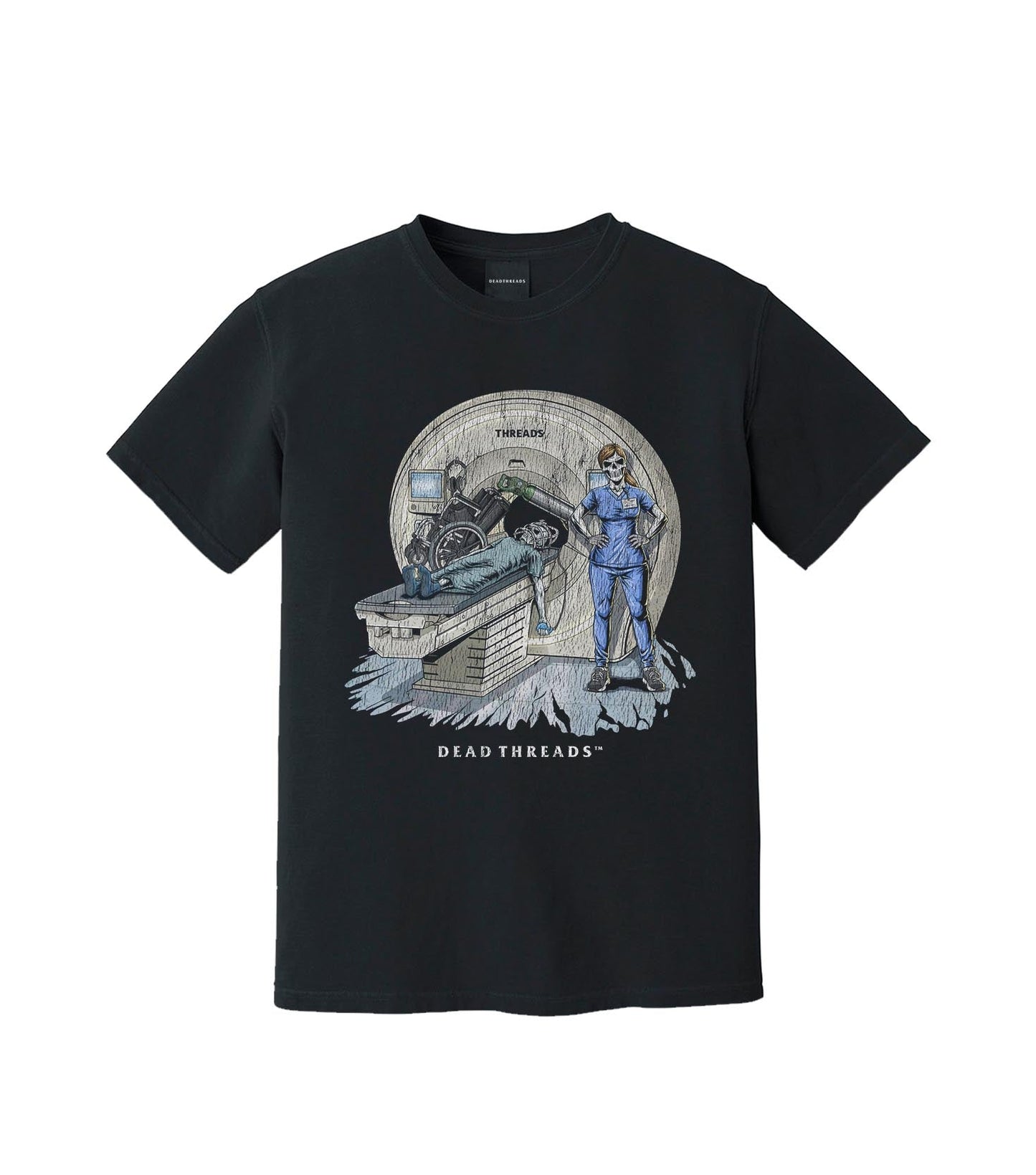 RADIATION REAPER (MRI, FEMALE) – T-Shirt – Dead Threads Apparel