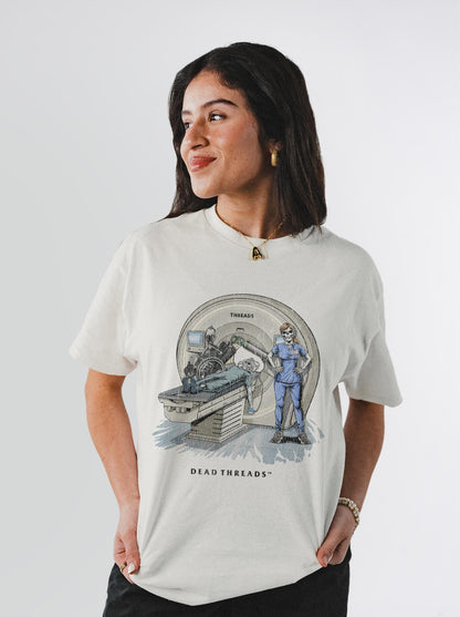 RADIATION REAPER (MRI, FEMALE) – T-Shirt – Dead Threads Apparel