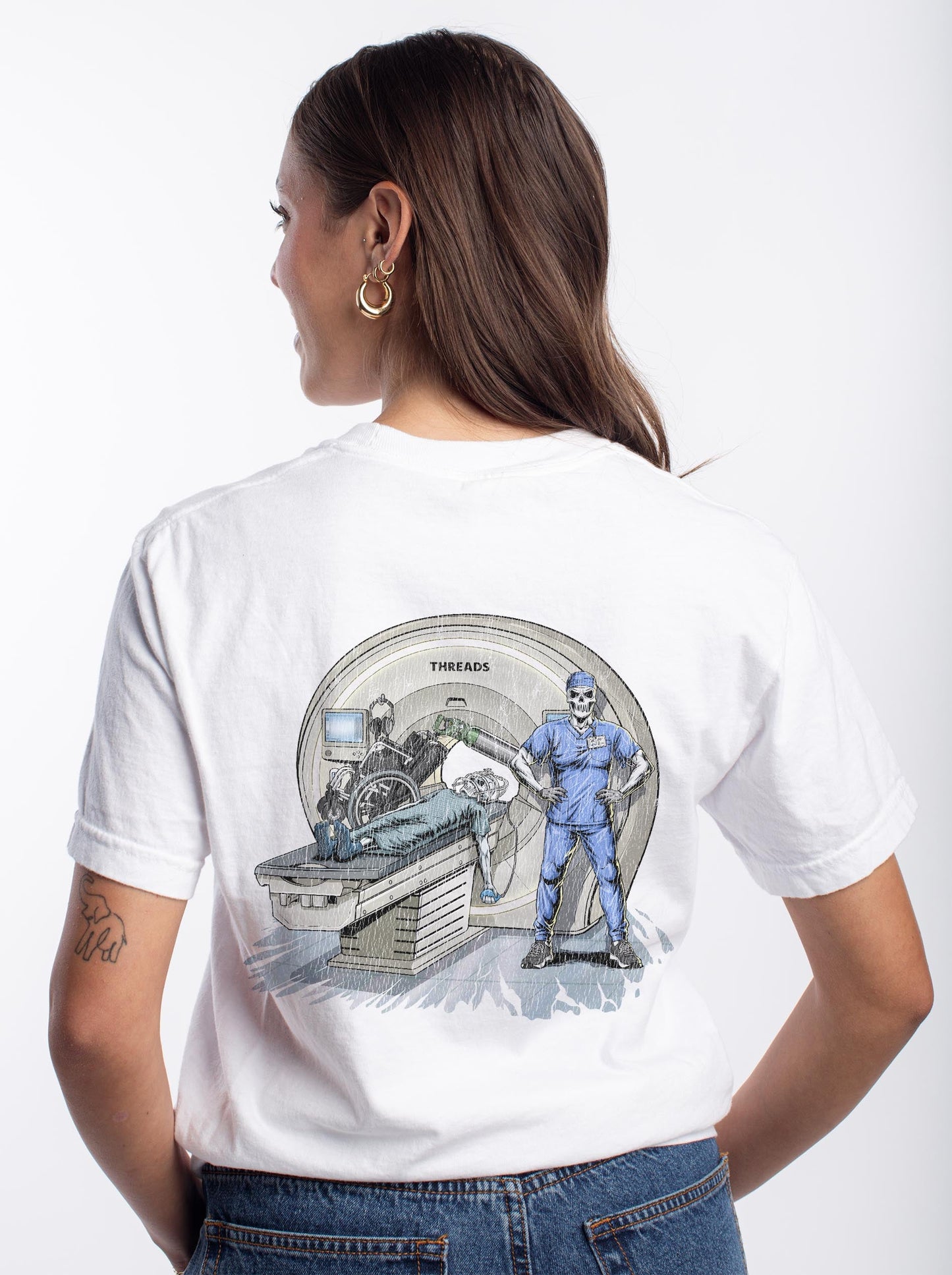 RADIATION REAPER (MRI, MALE) - “DT ESSENTIAL" PREMIUM T - SHIRT – T-Shirt – Dead Threads Apparel
