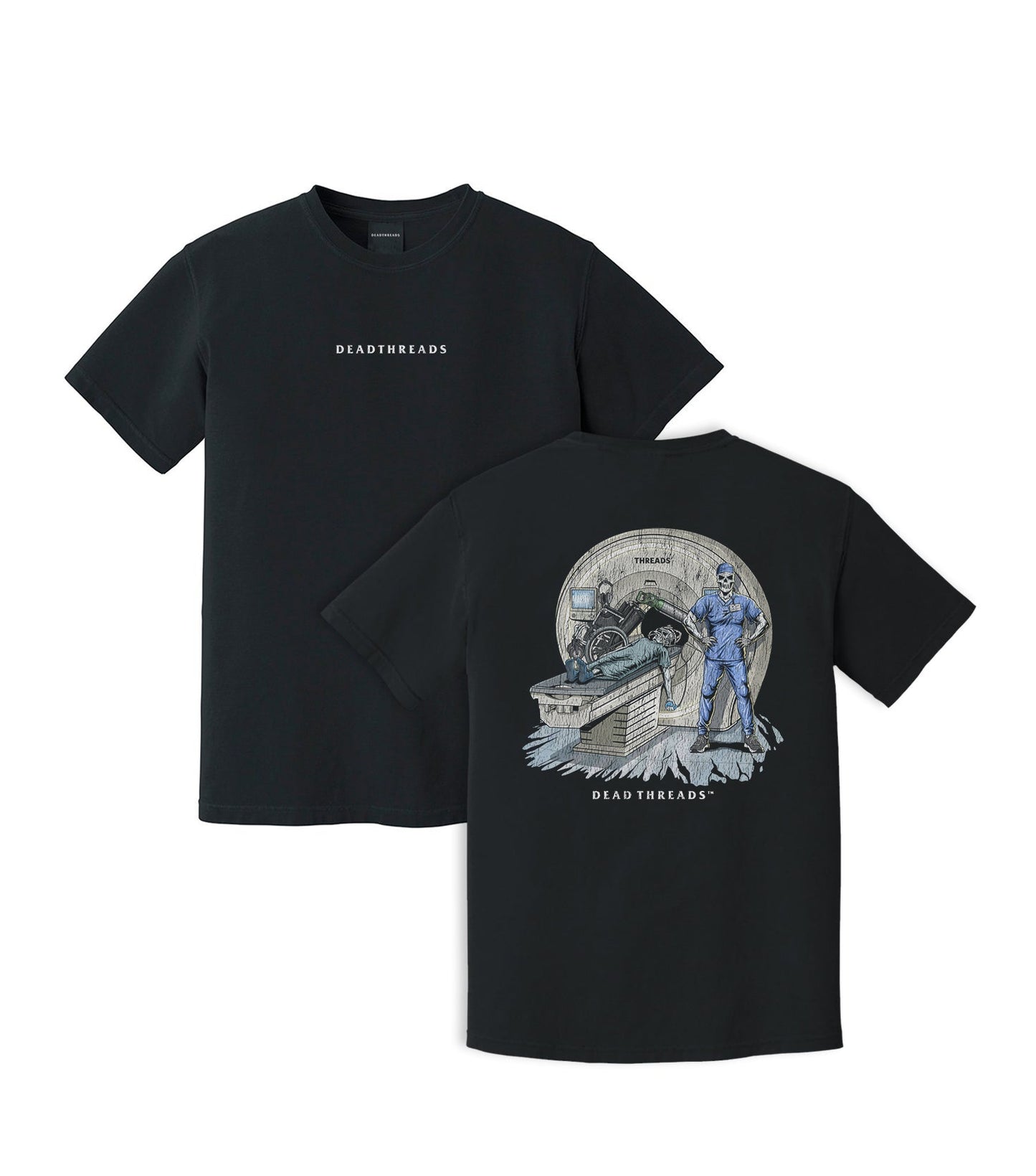 RADIATION REAPER (MRI, MALE) - “DT ESSENTIAL" PREMIUM T - SHIRT – T-Shirt – Dead Threads Apparel