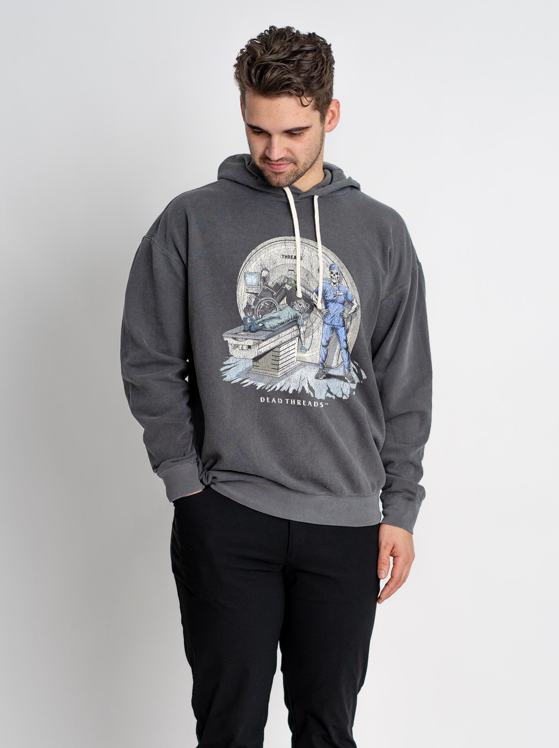 RADIATION REAPER (MRI, MALE) - LIGHTWEIGHT HOODIE – Lightweight – Dead Threads Apparel