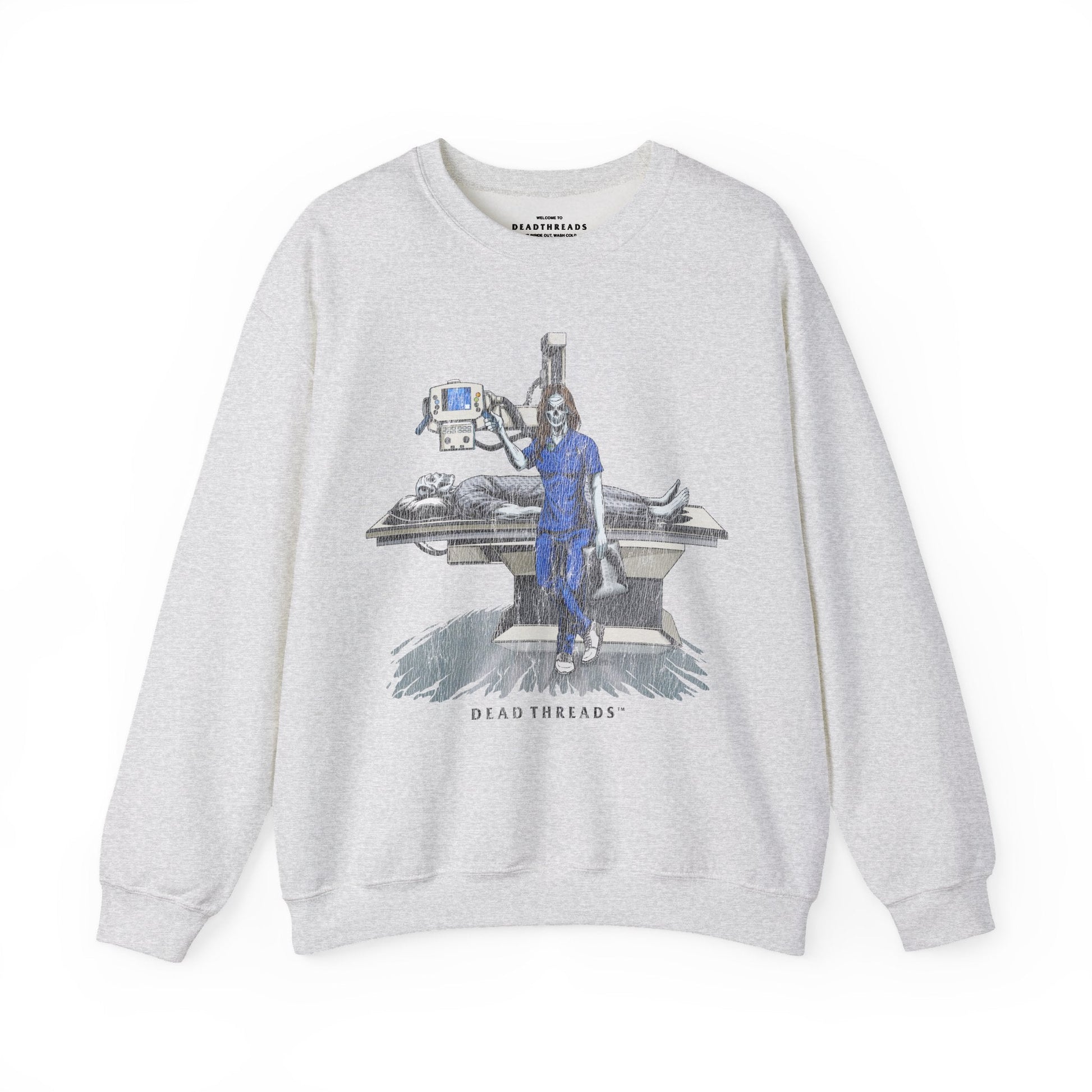 RADIATION REAPER (X - RAY, FEMALE) CREWNECK SWEATSHIRT – Sweatshirt – Dead Threads Apparel